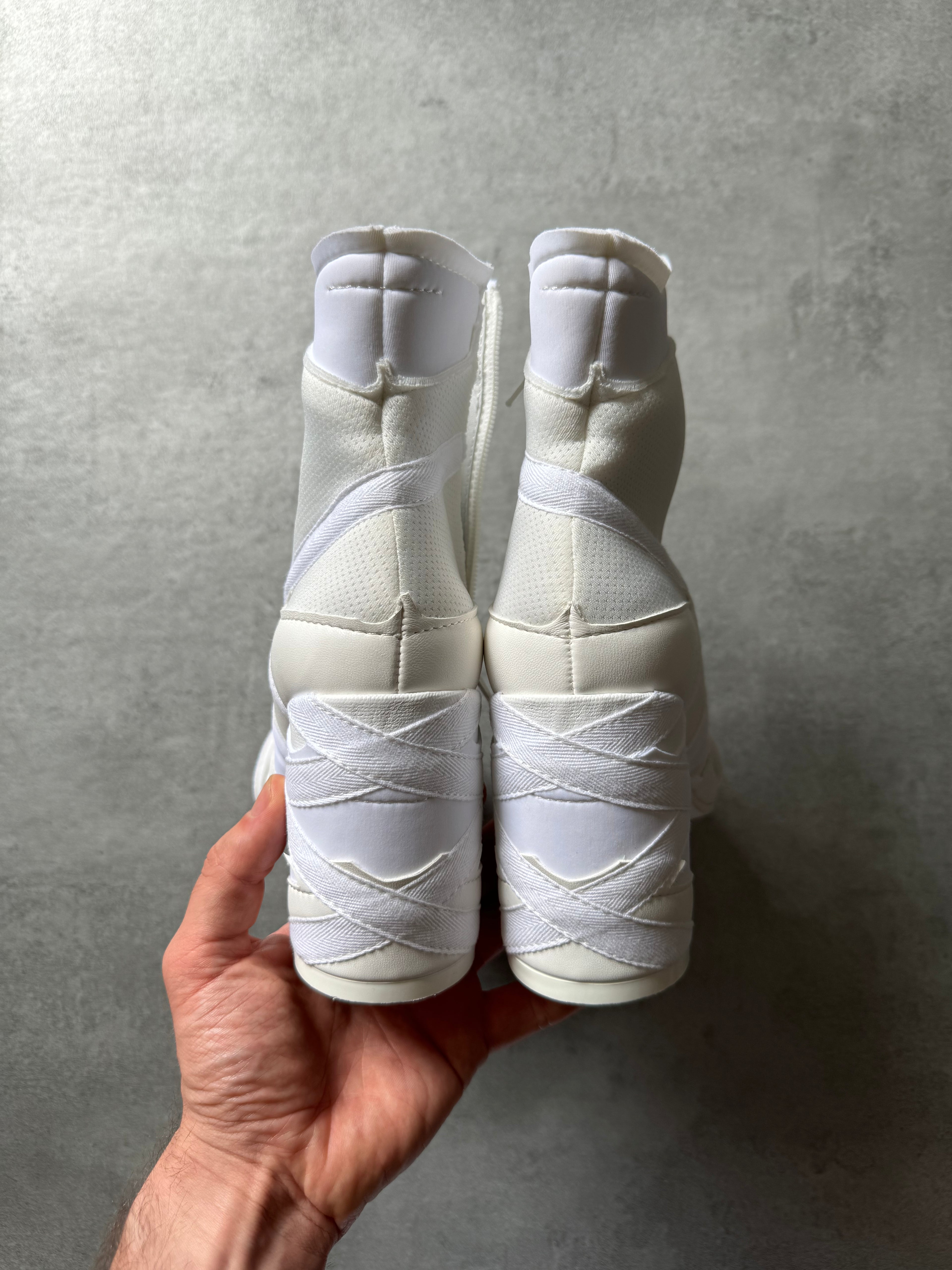 Maison Margiela MM6 White Racing Boots (38) - 3