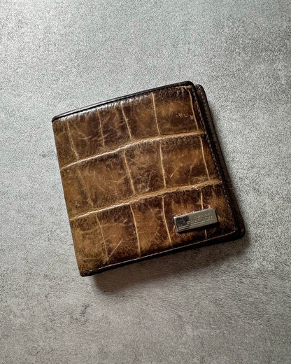 AW2006 Roberto Cavalli Freedom Brown Leather Wallet (OS) - 1