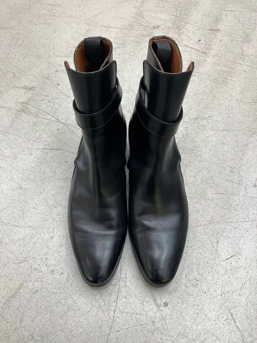 Givenchy Black Leather Ankle Strap Jodhpur Boots WEHZZprs 5