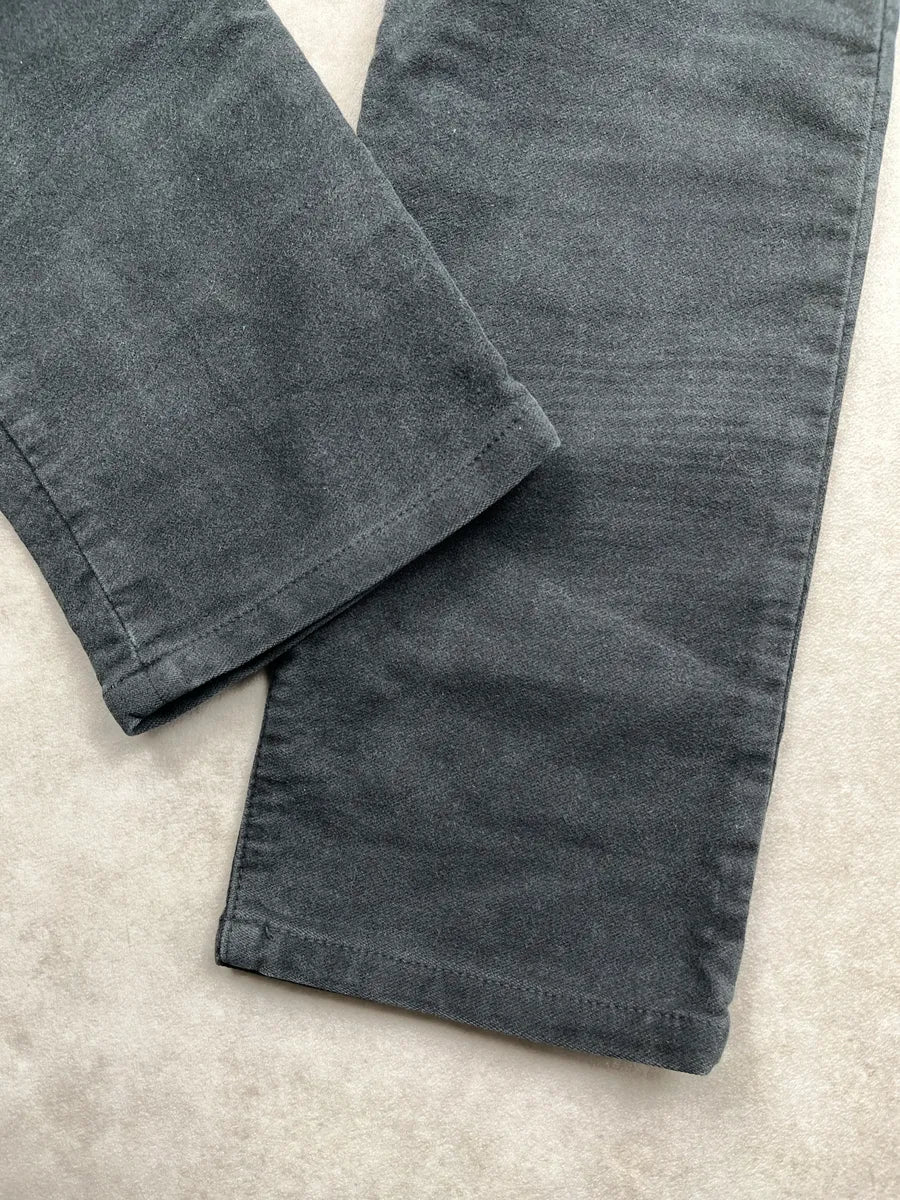 AW2015 Balmain Black Denim Biker Zip Pocket Jeans WJksimez 7