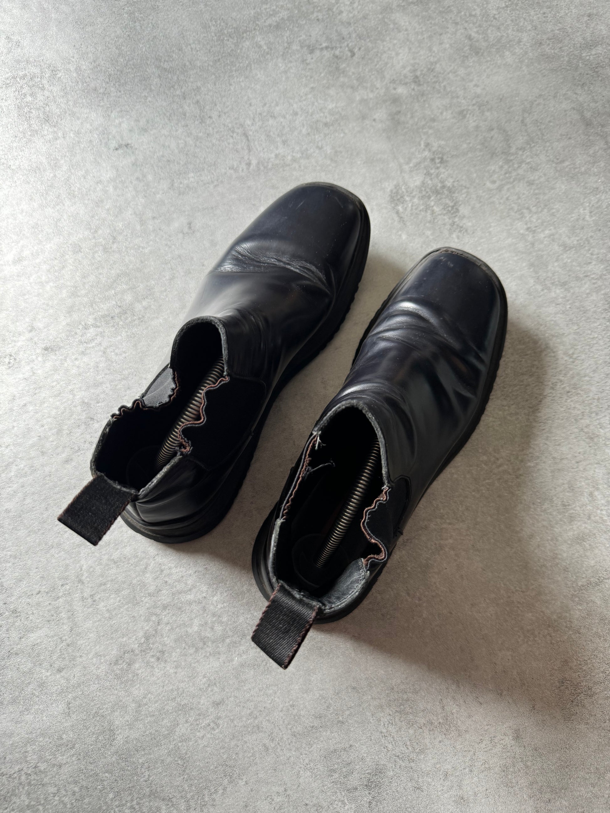 FW1999 Prada Navy Leather Boots  (40) - 5