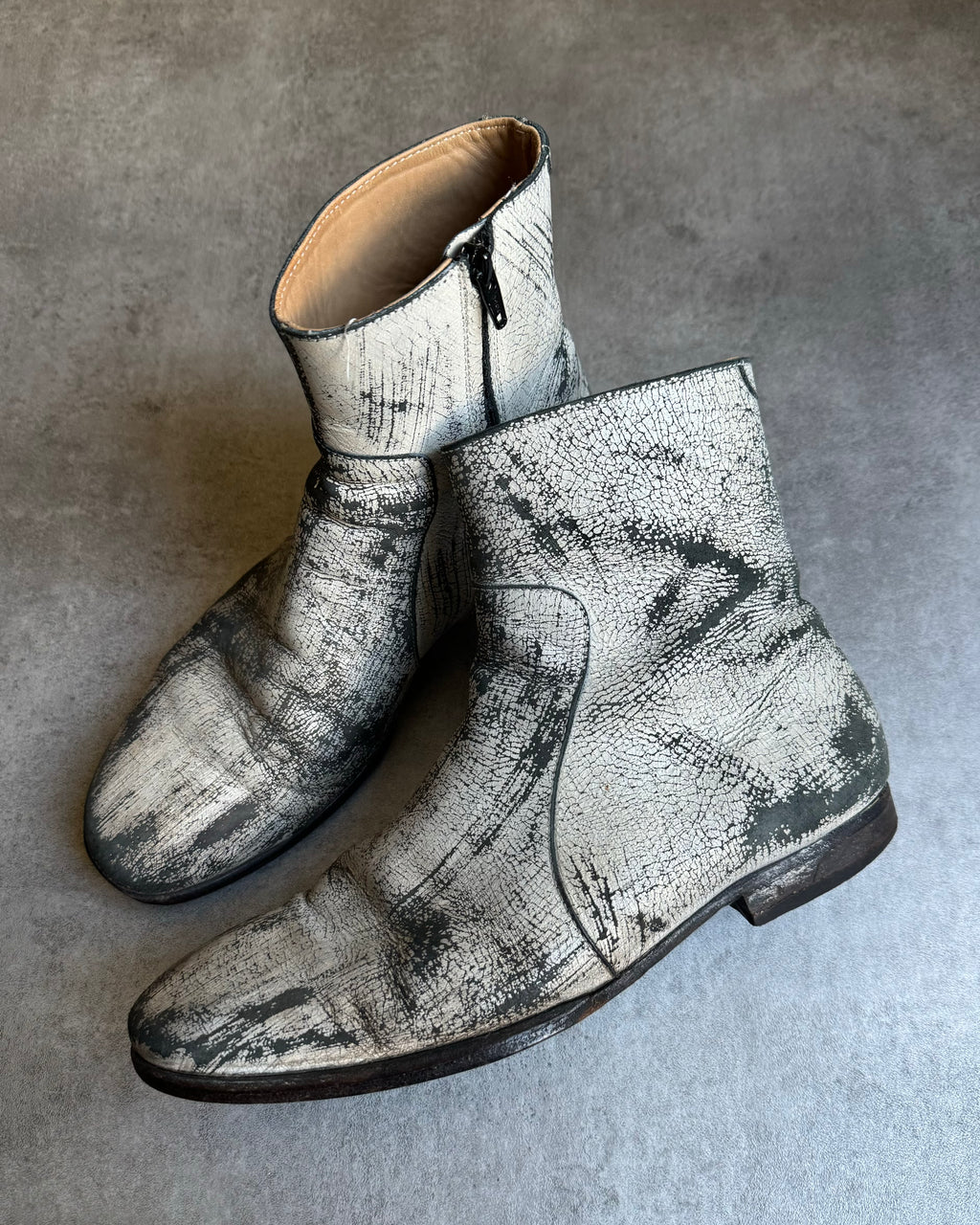 2012 Maison Margiela White HM Boots (41) - 4