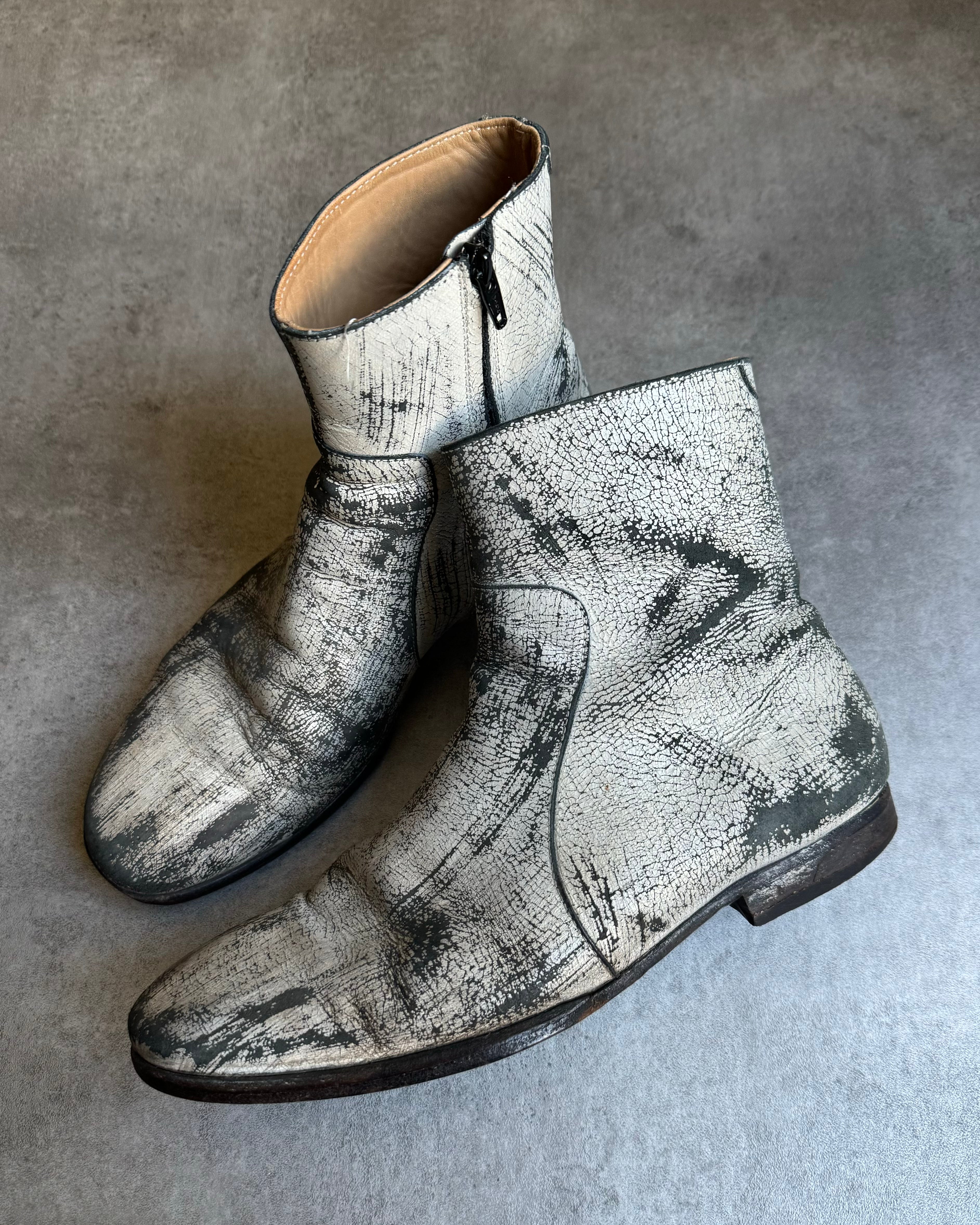 2012 Maison Margiela White HM Boots (41) - 4