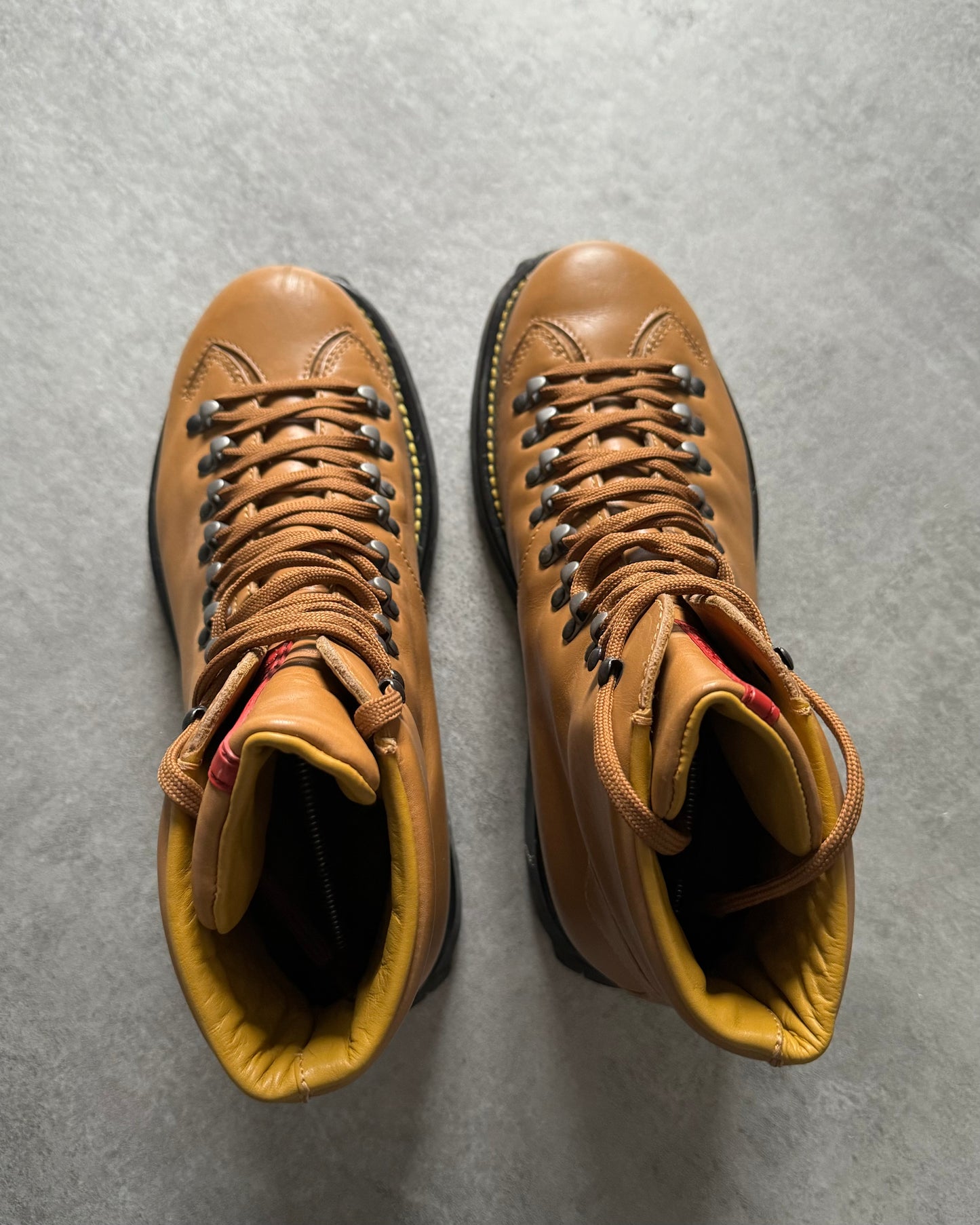 AW2001 Prada Hiking Mountain Leather Boots (42) - 7