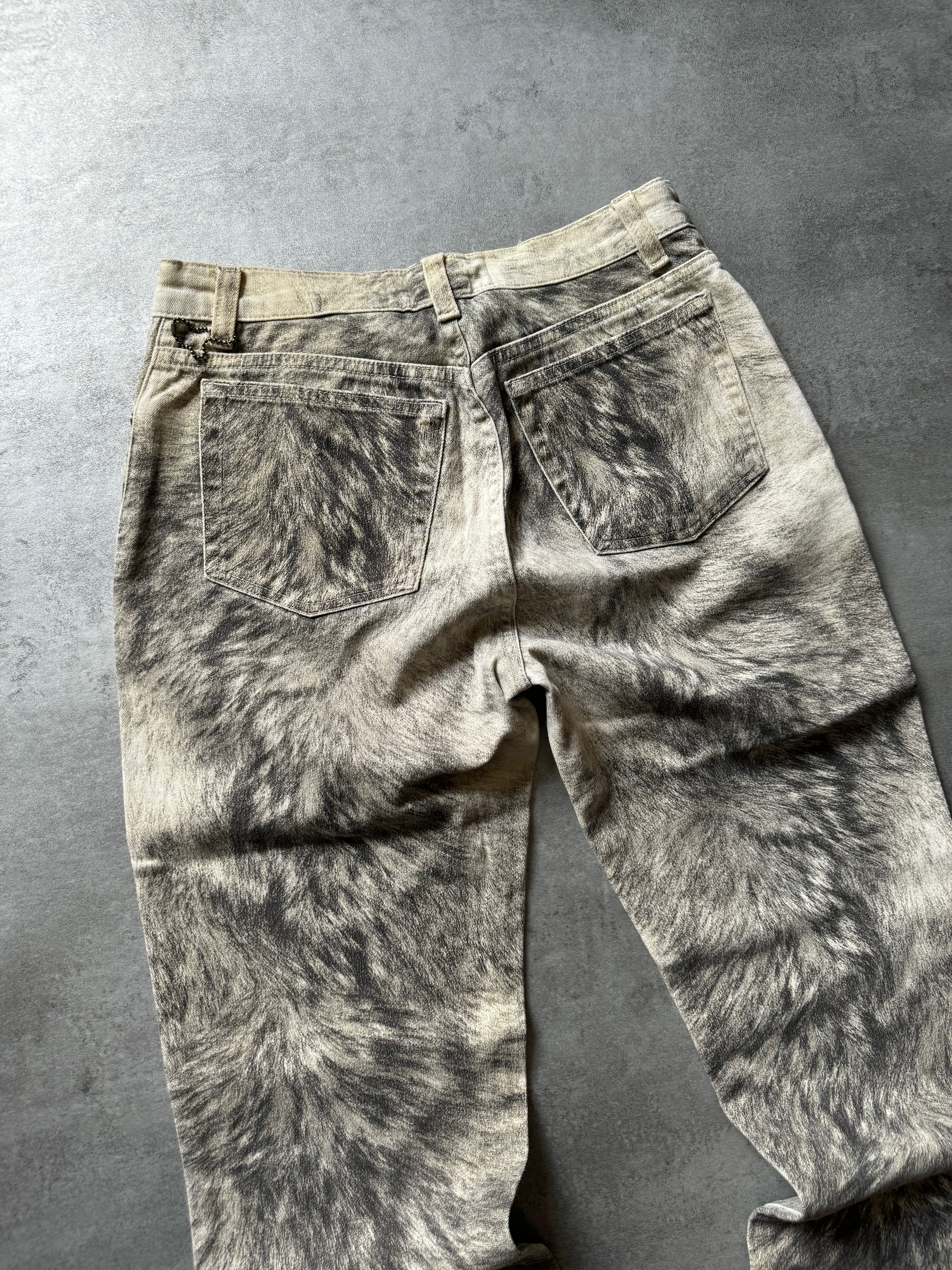 AW1999 Roberto Cavalli Heavy Animal Pants  (XS) - 5
