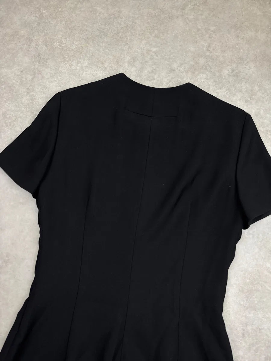 AW2011 Givenchy Black Eyelet Front Zip Dress by Riccardo Tisci WaaHTtyc 7