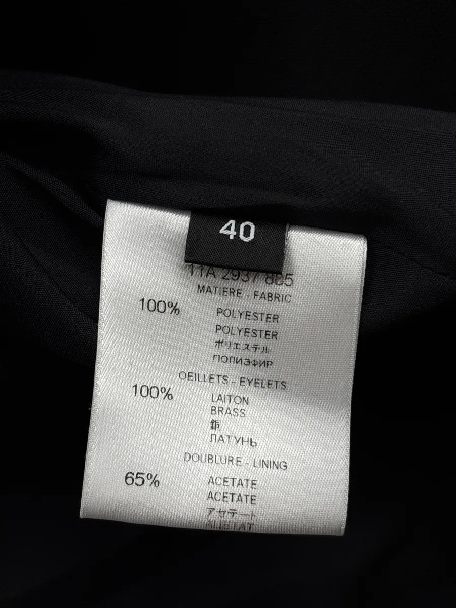 AW2011 Givenchy Black Eyelet Front Zip Dress by Riccardo Tisci WaaHTtyc 10