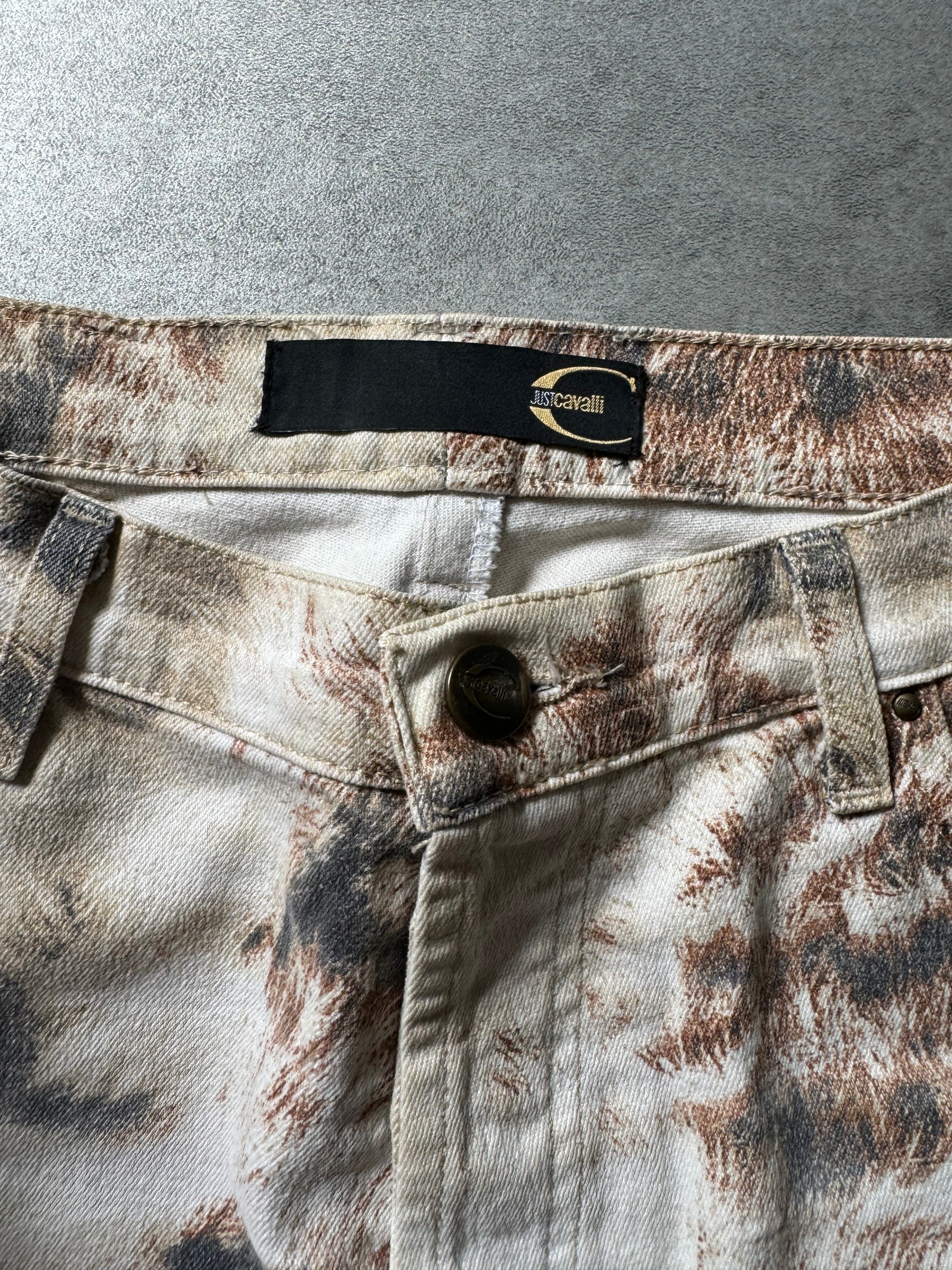 AW2003 Cavalli Animal Fur Print Cozy Pants (M) - 8