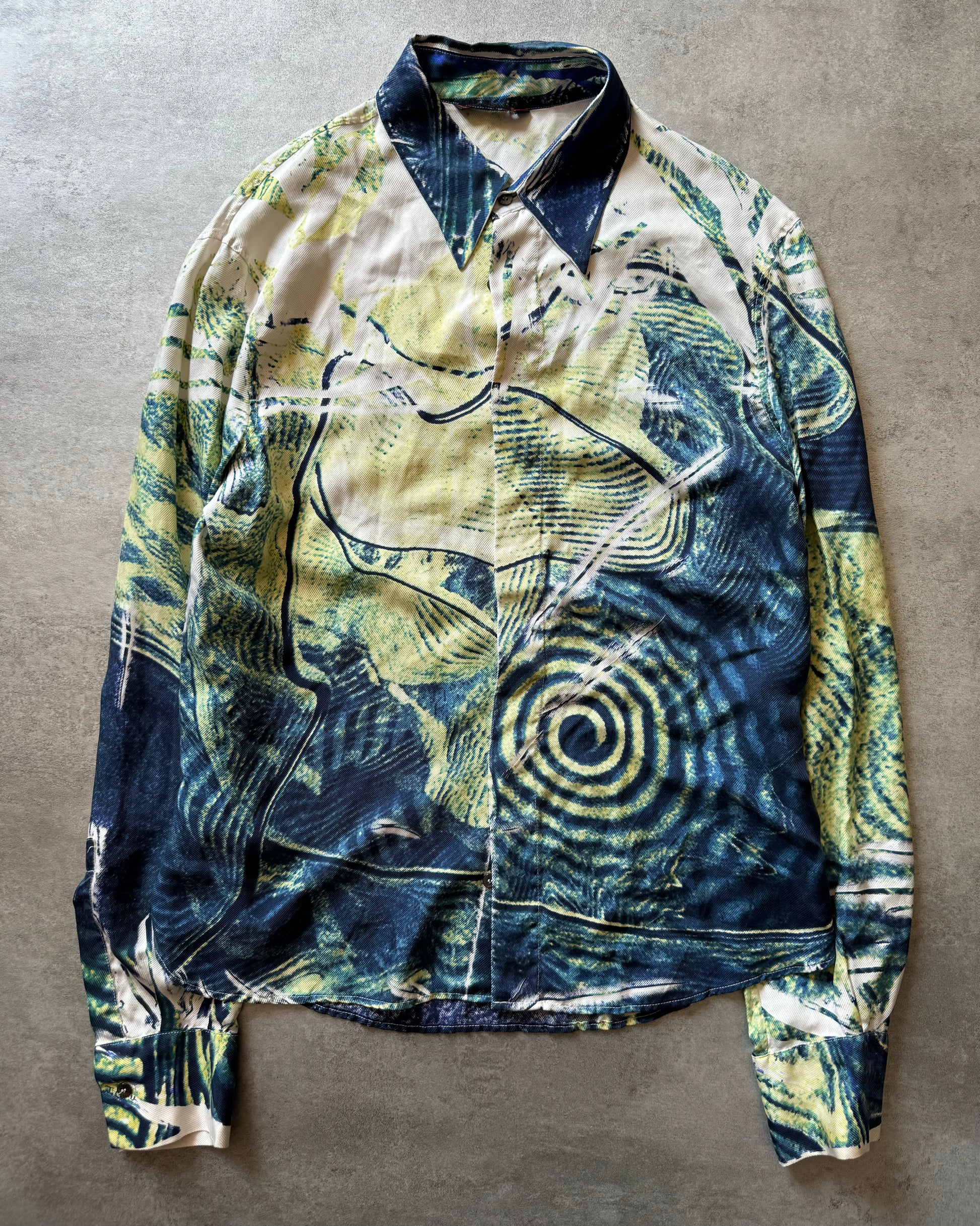 AW2001 Roberto Cavalli Psychadelic Shirt (M) - 1