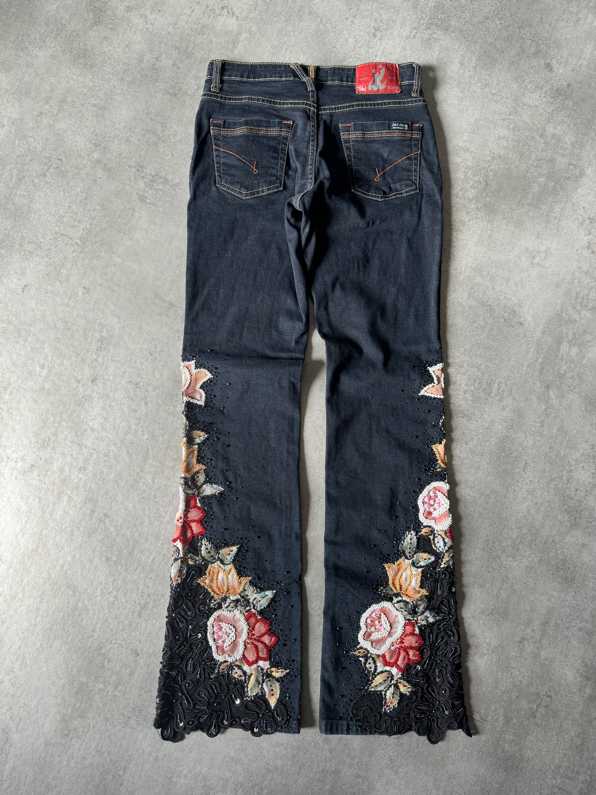 2000s J&J Cowboy Extra Embroidered Pants (XS) - 2
