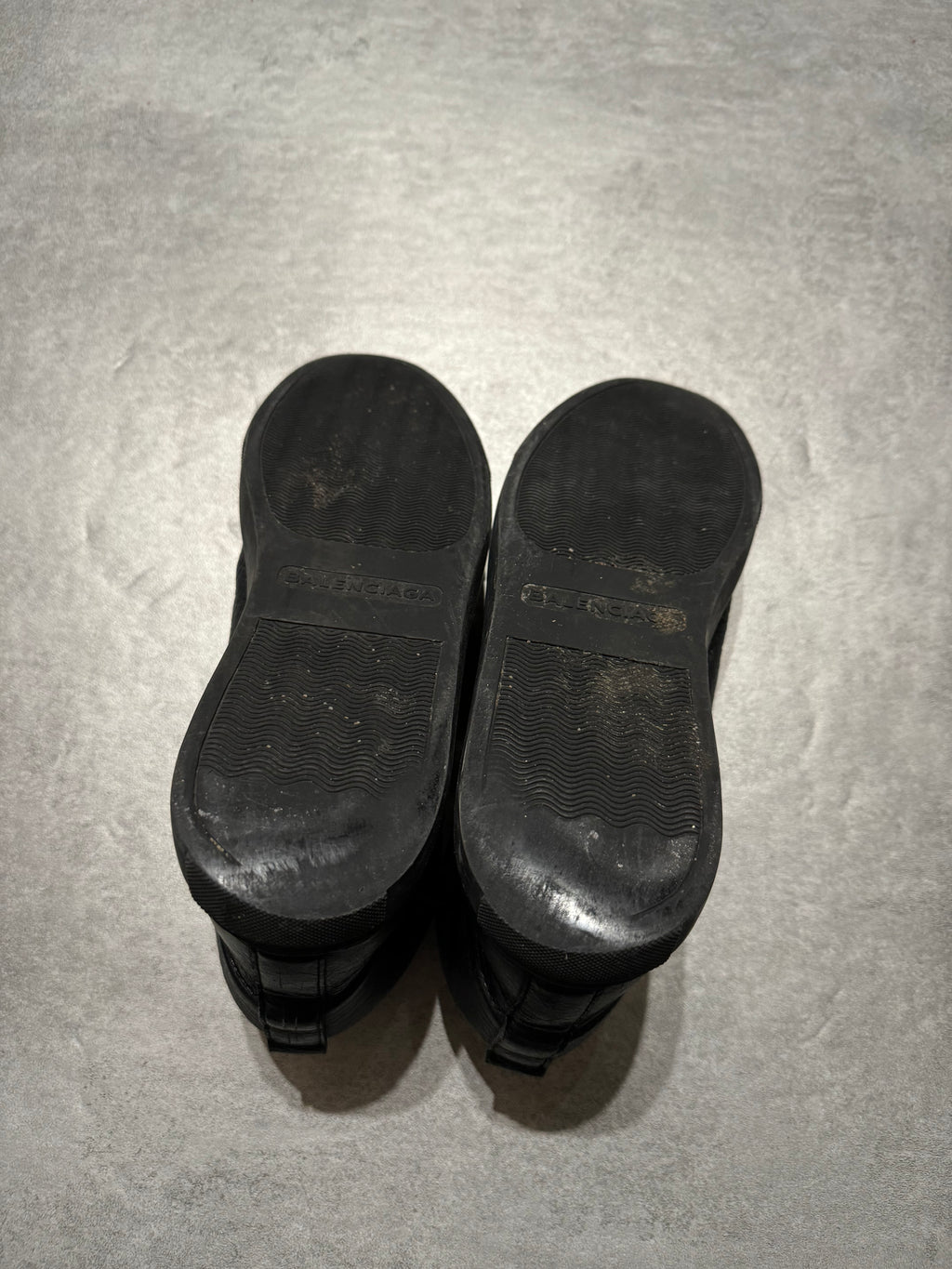 Balenciaga Arena Black High Top Leather (41) - 4