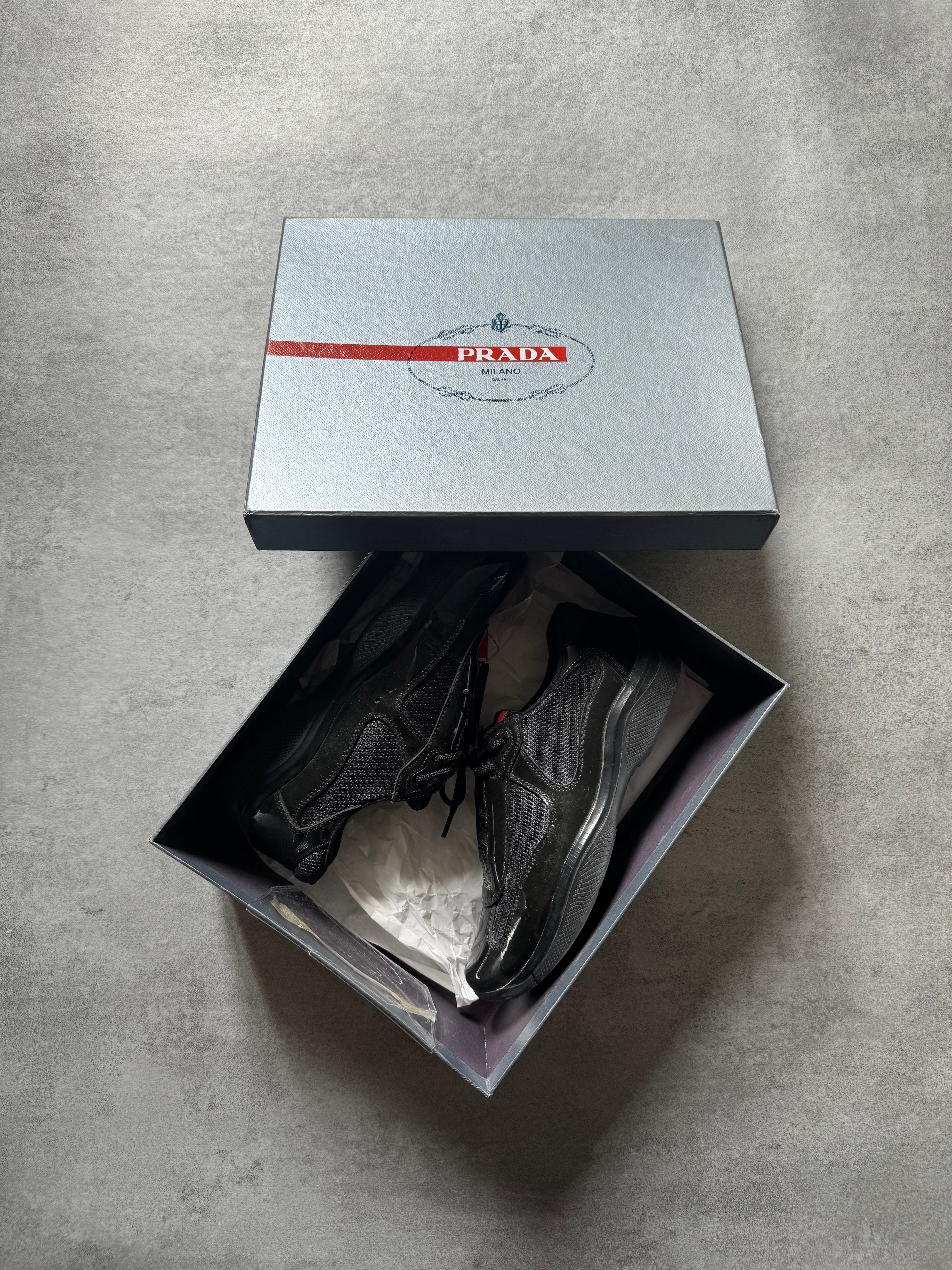 Prada America's Cup Satin Olive (39,5) - 2