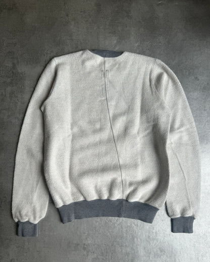 SS2020 Rick Owens Signature Grey Melange Inversed Sweater (XS) - 2