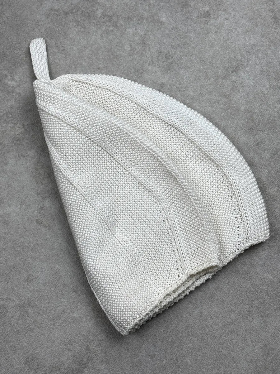 Homme Plissé Issey Miyake Off-White Ribbed Top Loop Hat XJxjjGWc 3