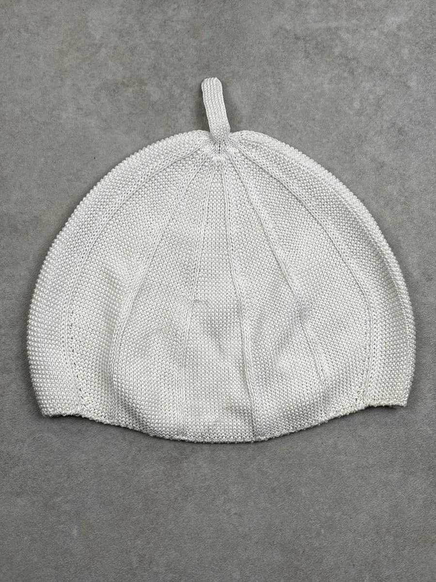 Homme Plissé Issey Miyake Off-White Ribbed Top Loop Hat XJxjjGWc 4