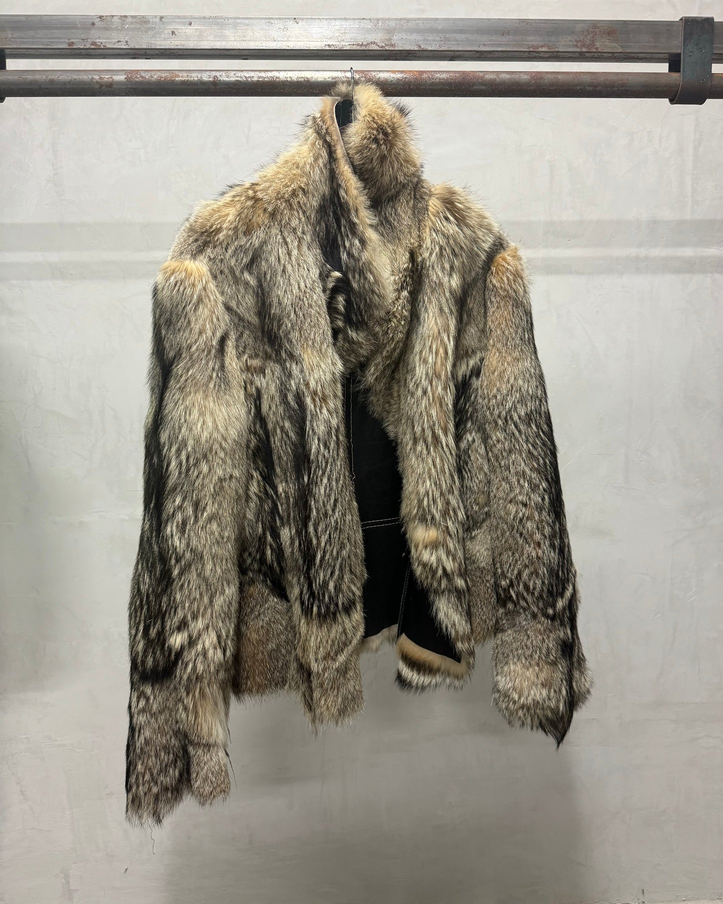 2000s Cavalli Reversible Fox Fur Premium Leather Jacket (S) - 3