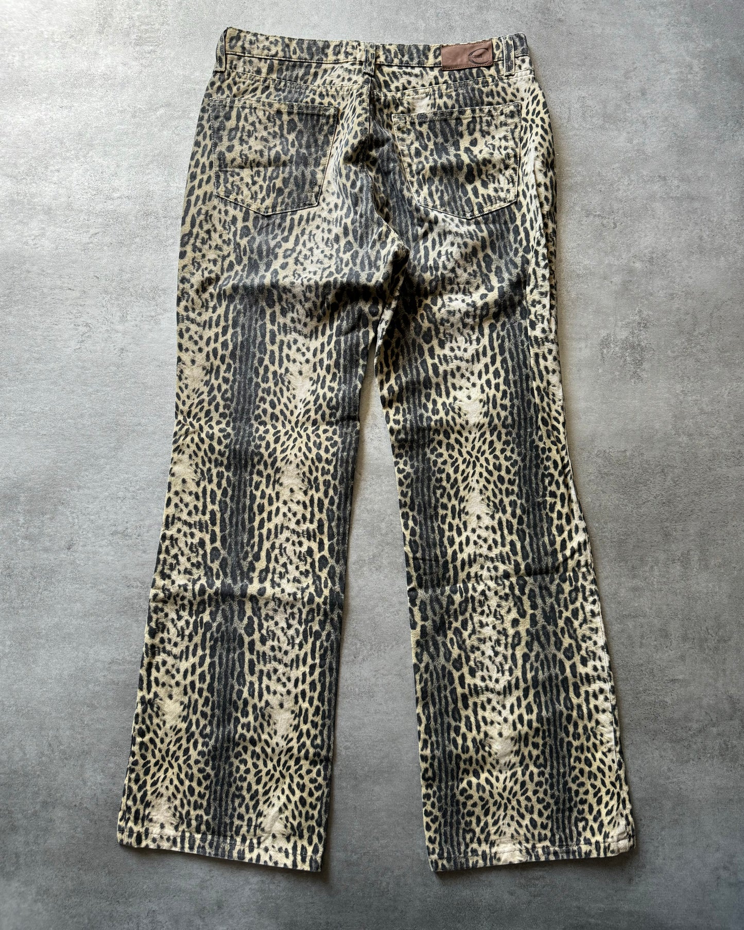 SS2006 Cavalli Leopard Print Pants  (S) - 2