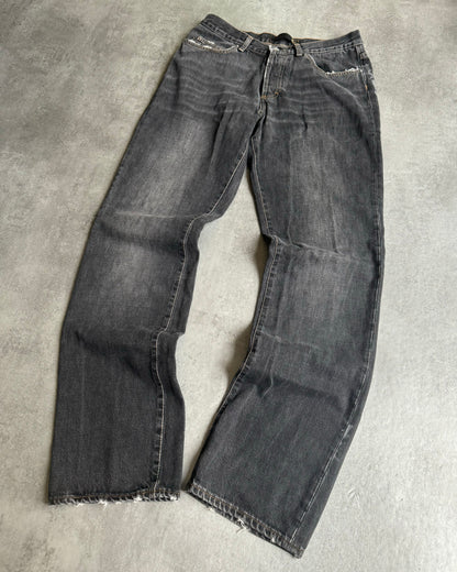 SS2008 Cavalli Grey Scales Effect Jeans (S/M) - 4