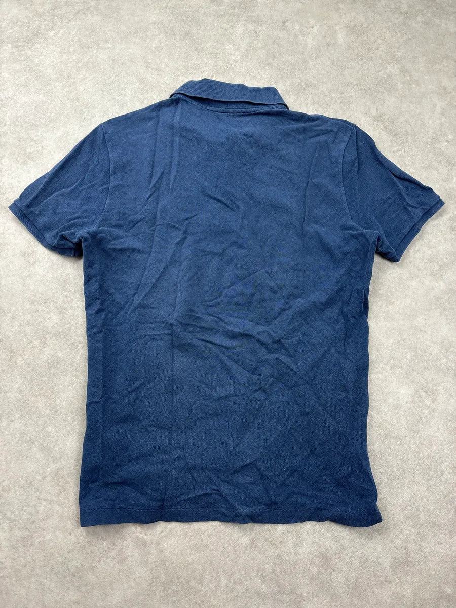 2010s Gucci Navy Horse Embroidered Signature Polo XZGDolrm 5