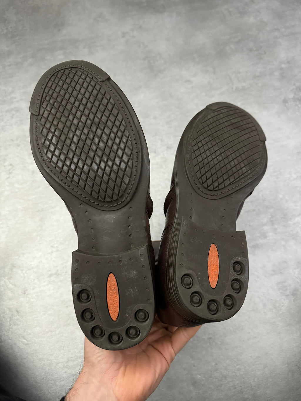 2000s Armani Brown Archive Biker Leather Boots (43) - 5