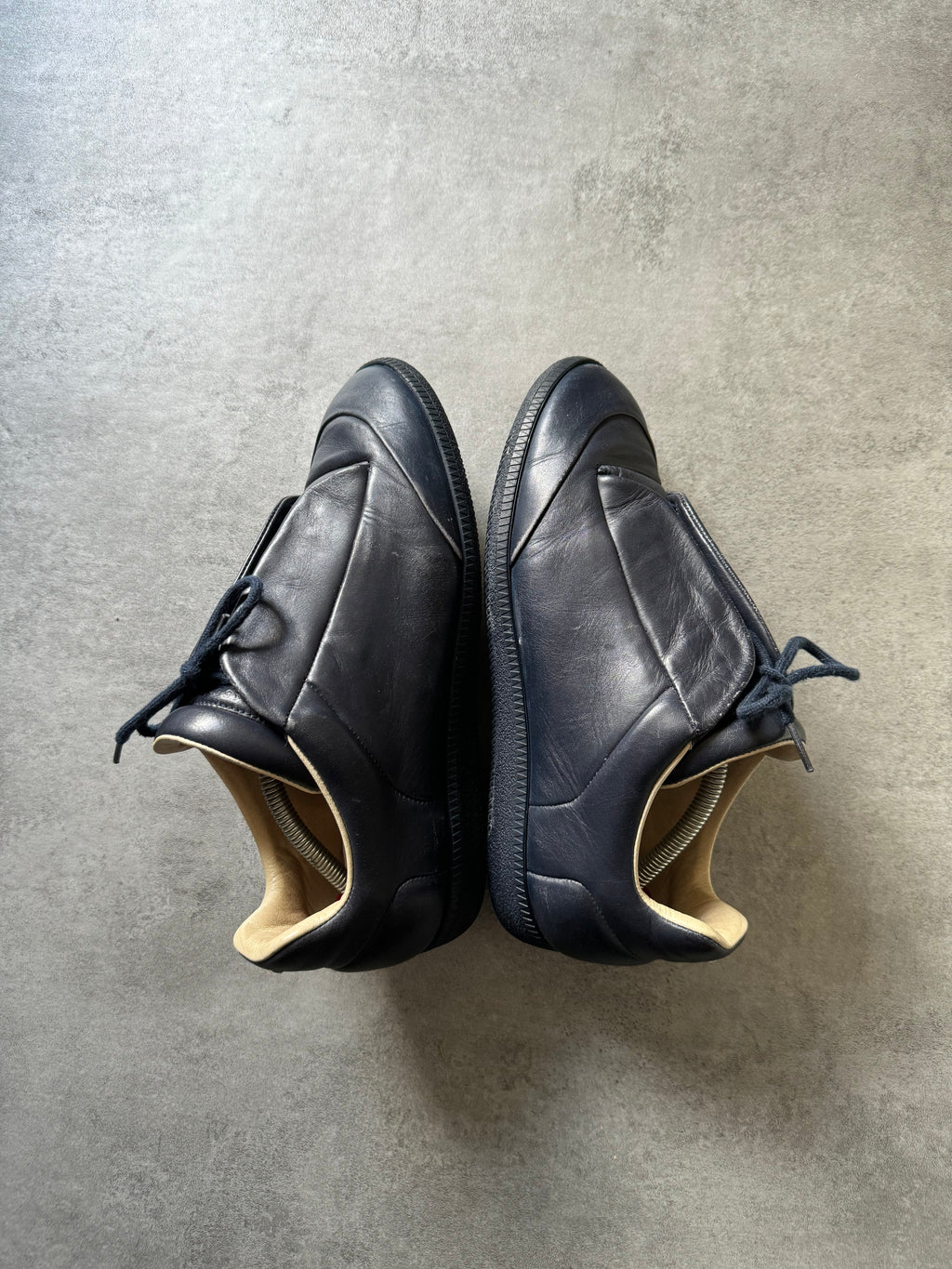Maison Margiela Future Low Navy Leather  (41) - 7