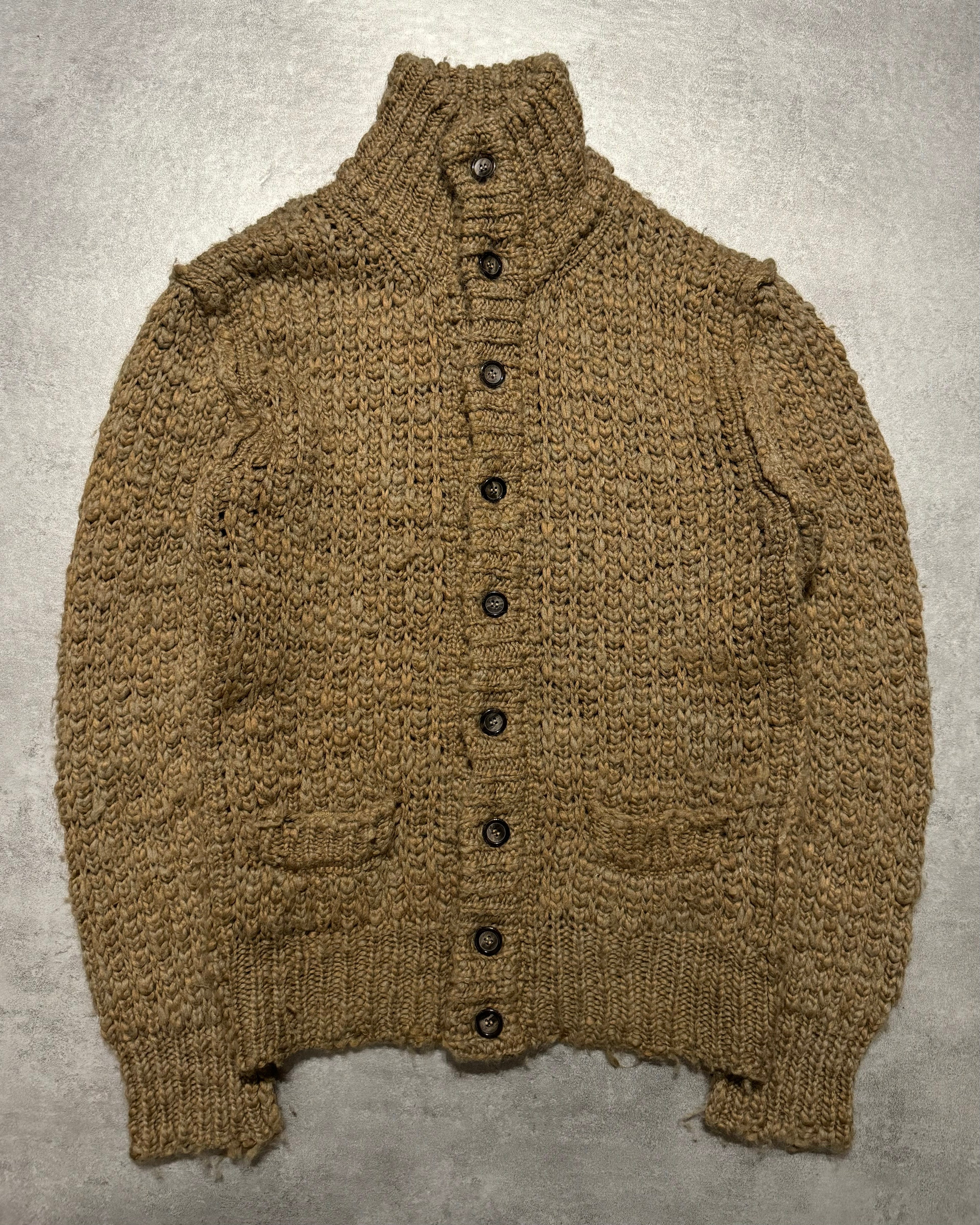 AW2008 Dolce & Gabbana Wool & Alpaga Buttoned Sweater (M/L) - 1