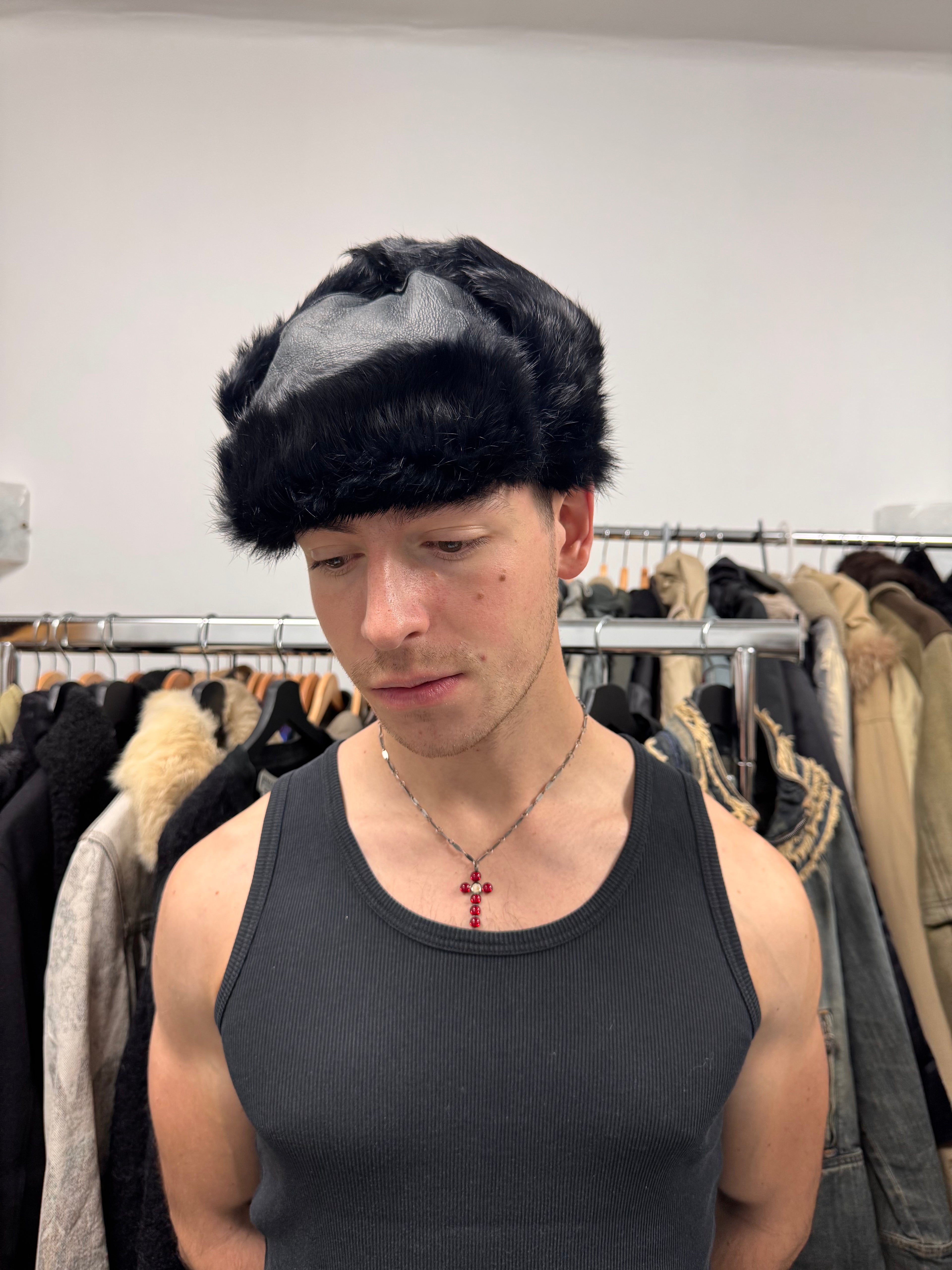 SS2018 Emporio Armani Red Cross Chain Necklace (OS) - 2