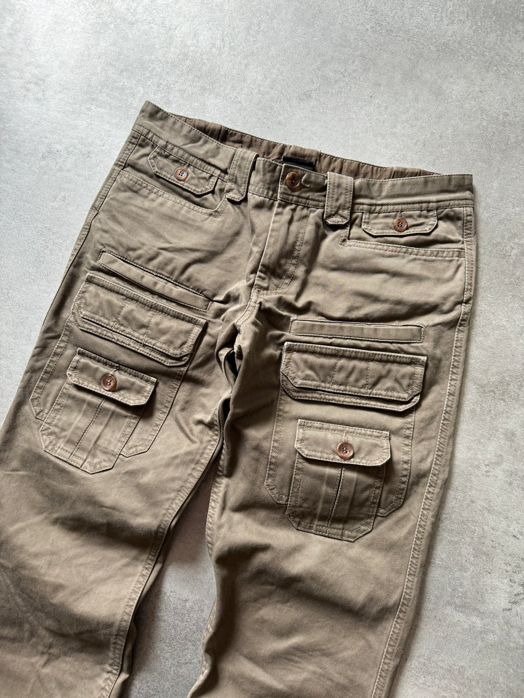 SS2008 Dolce & Gabbana Military Frontal Cargo Pants (S) - 10
