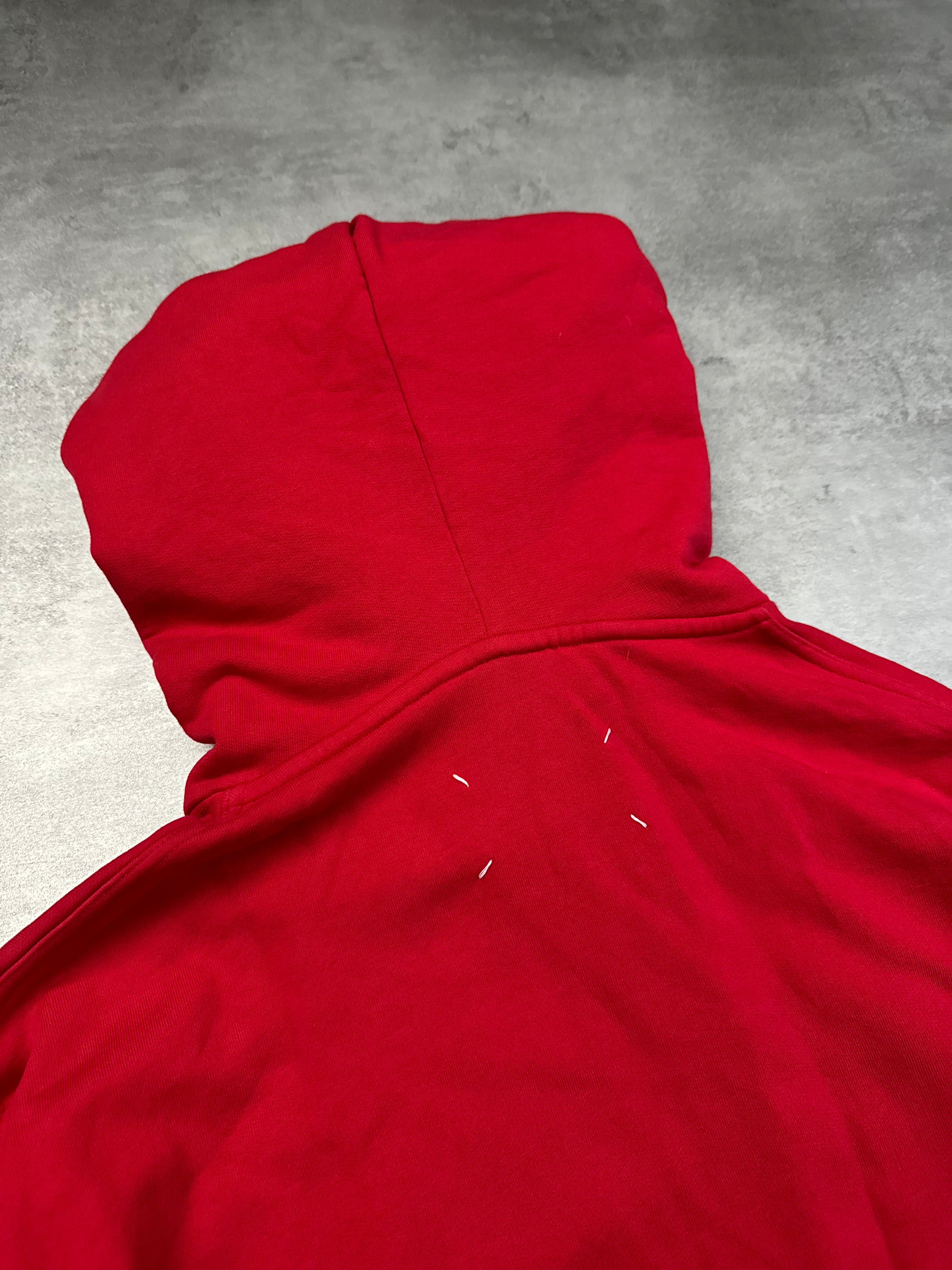 SS2018 Maison Margiela Red Signature Stereotype Hoodie  (M) - 7