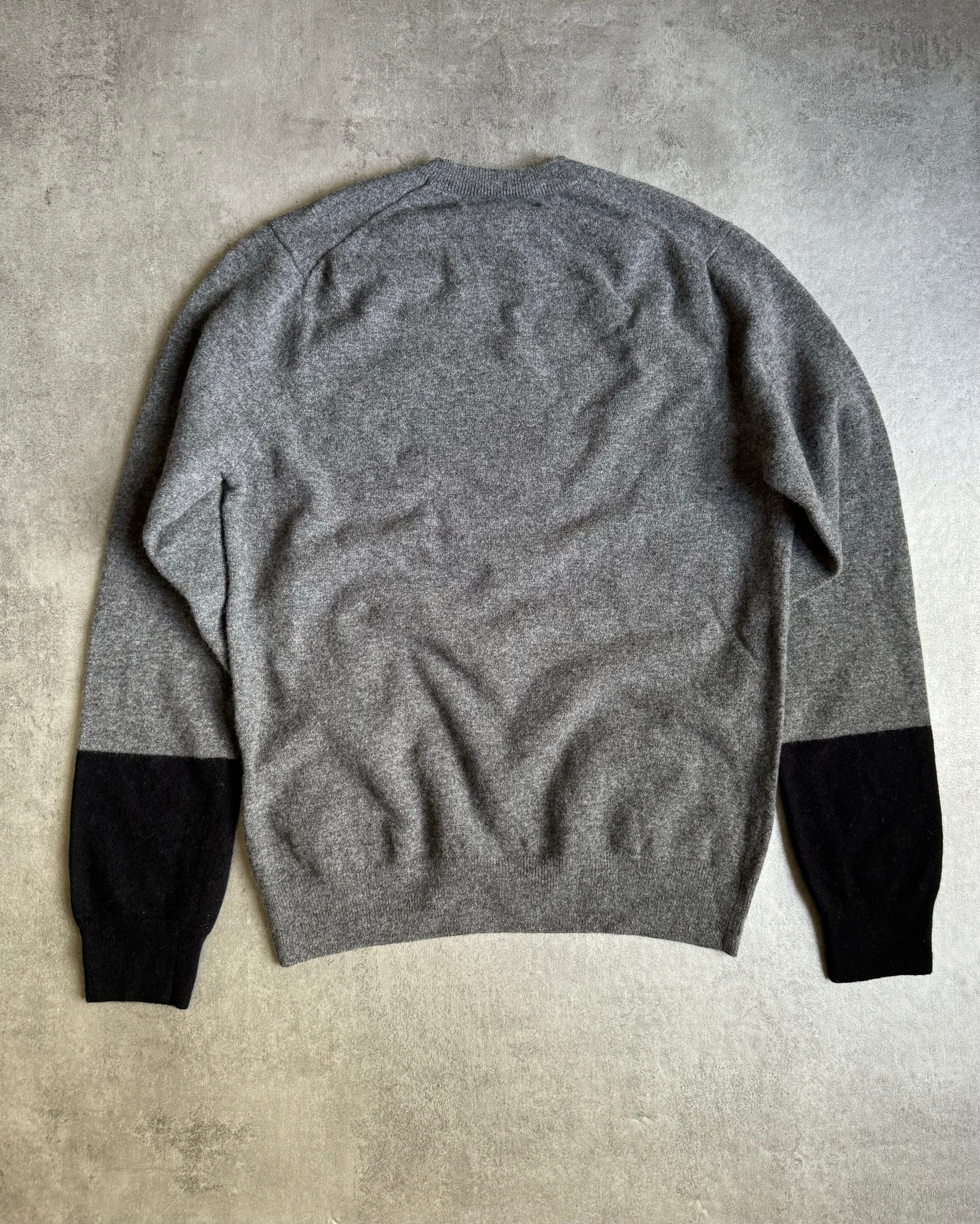 AW2020 Comme des Garçons Wool Grey Knit Sweater (M) - 6