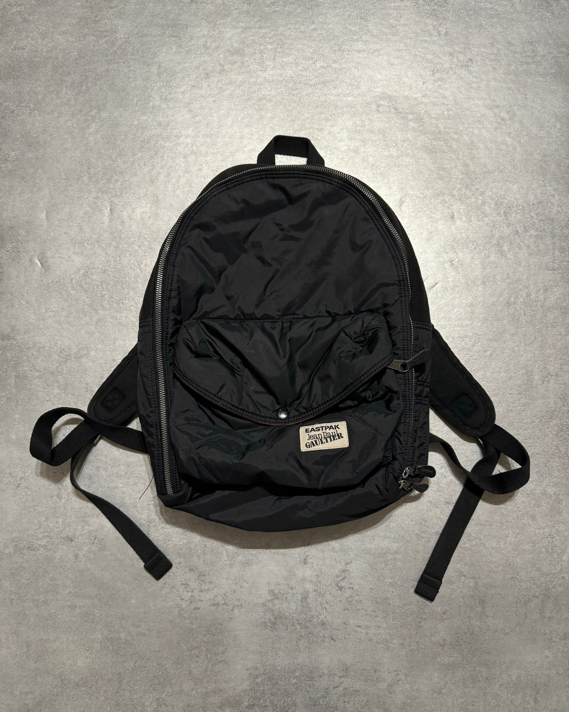 Jean Paul Gaultier Eastpack Black Bomber Backpack – Dolce Jean Paul Gaultier Eastpack Black Bomber Backpack – Dolce