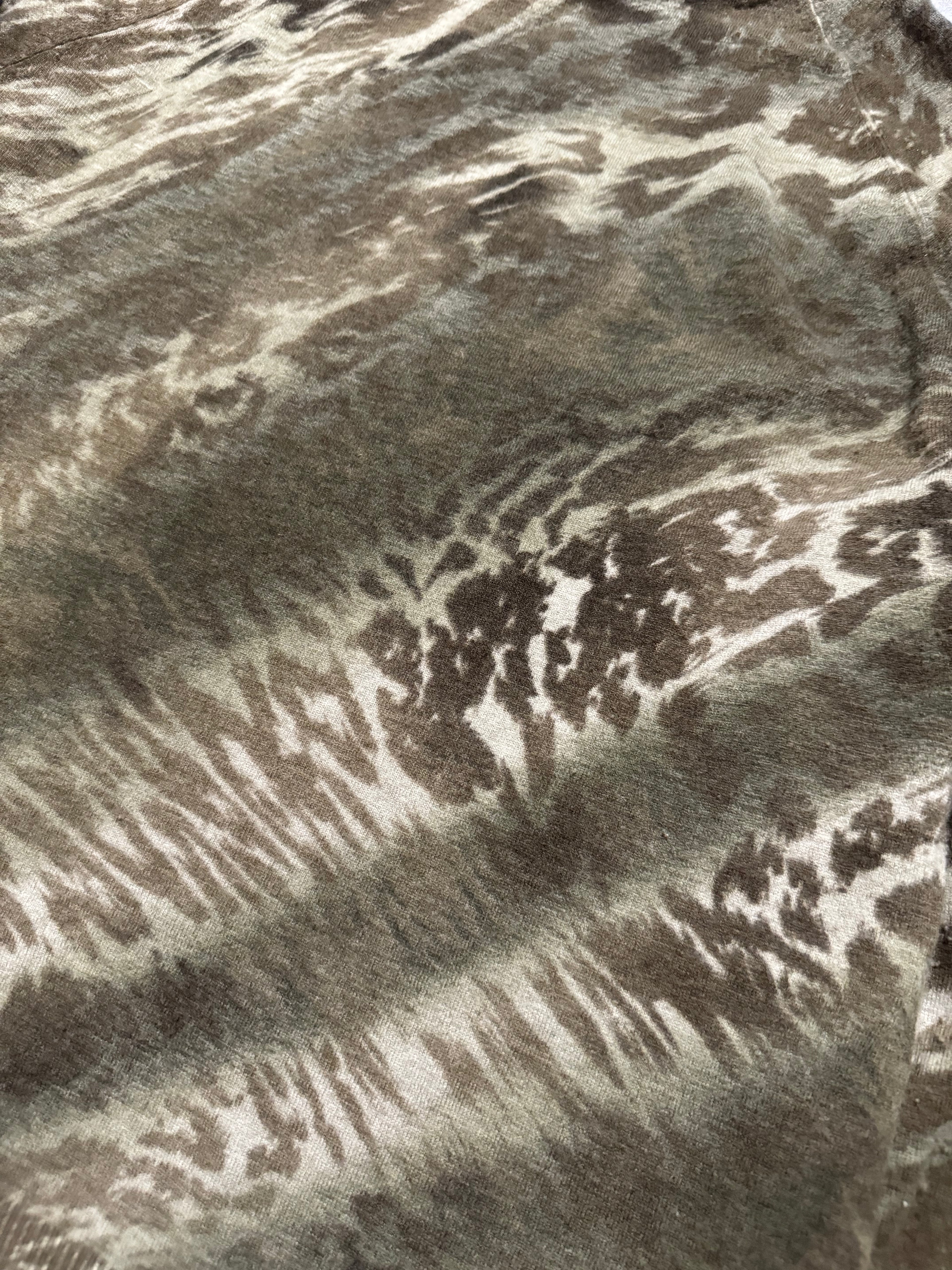 2000s Roberto Cavalli Green Camo Effect Turtleneck Sweater (S) - 5