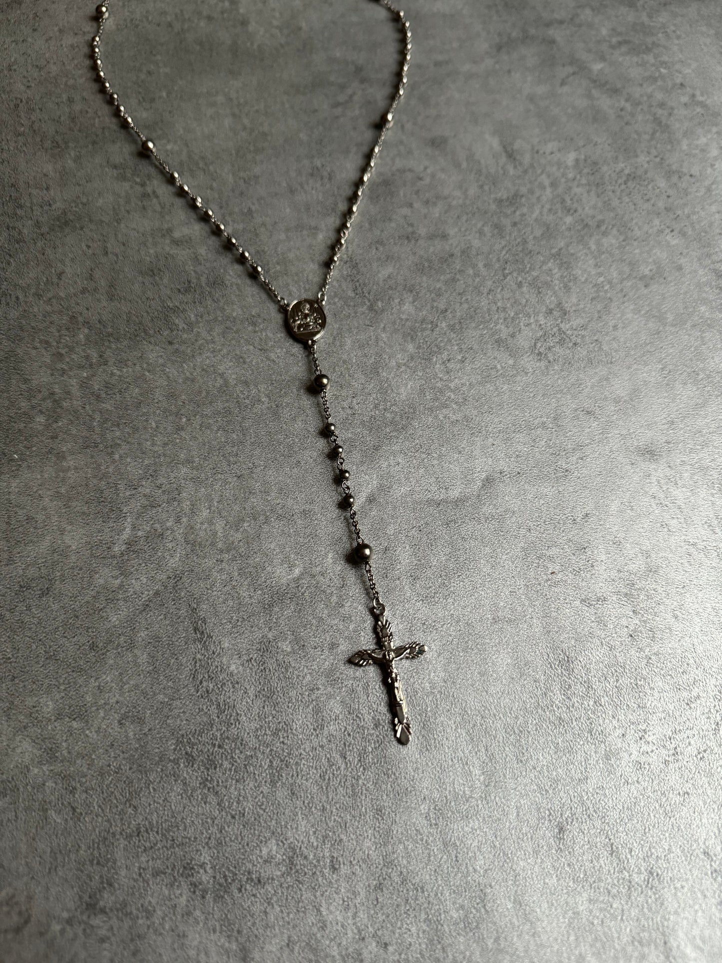 Dolce & Gabbana Grey Rosary Necklace (OS) - 7