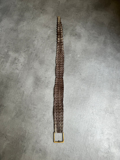 Scunzani Genuine Crocodile Leather Belt (OS) - 5