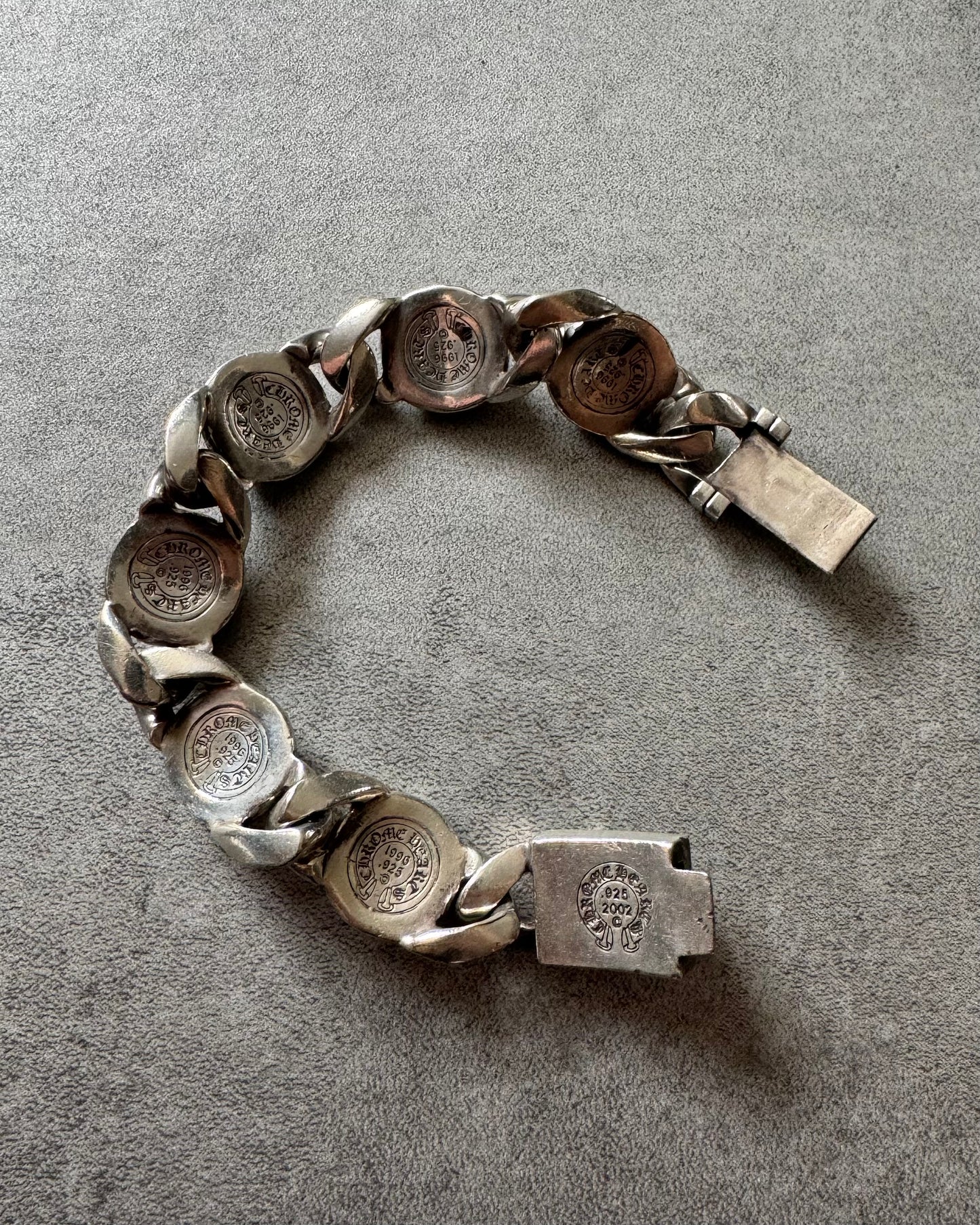 2002 Chrome Hearts Fancy Chain SV925 Silver Bracelet  (OS) - 4