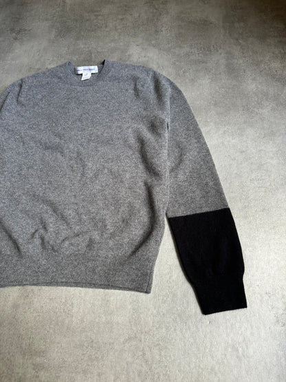 AW2020 Comme des Garçons Wool Grey Knit Sweater (M) - 9