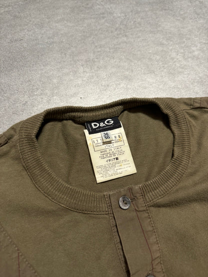 SS2003 Dolce & Gabbana Military Utility Camo Olive Longsleeves (M) - 7