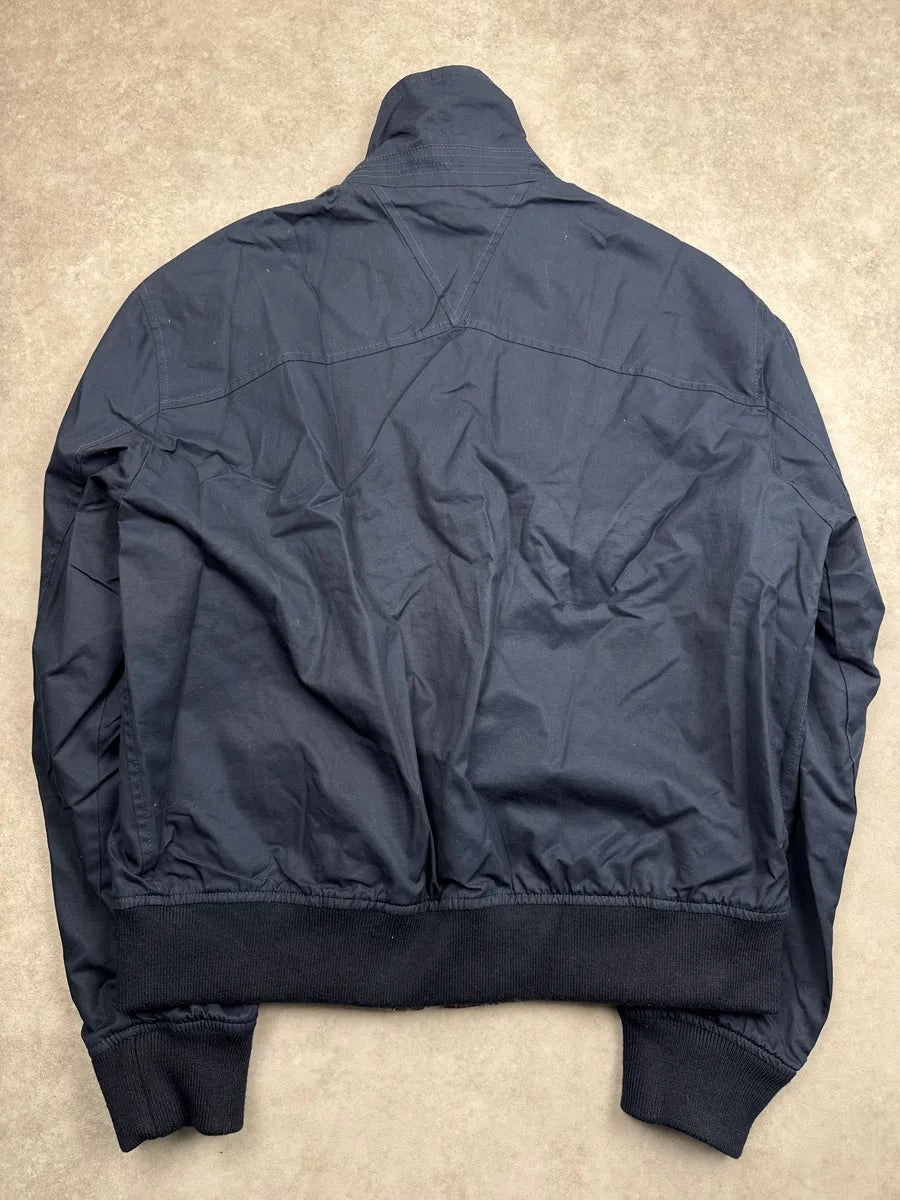 SS2024 Bottega Veneta Dark Navy Reversible Checked Bomber Jacket YfUKfSld 4