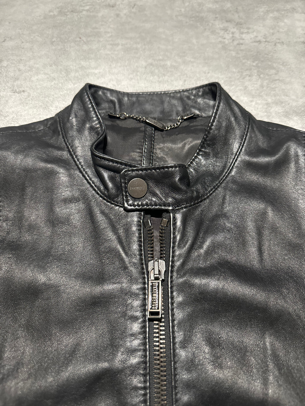2000s Dirk Bikkembergs Avant-Garde Black Leather Jacket (M) - 10