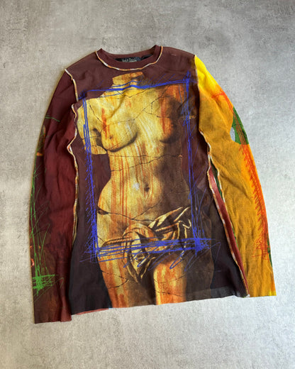 SS1999 Jean Paul Gaultier Venus de Milo Maille Mesh Top (S) - 5