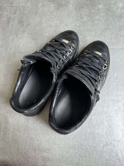 Balenciaga Arena Low Black Leather Shoes (42) - 3