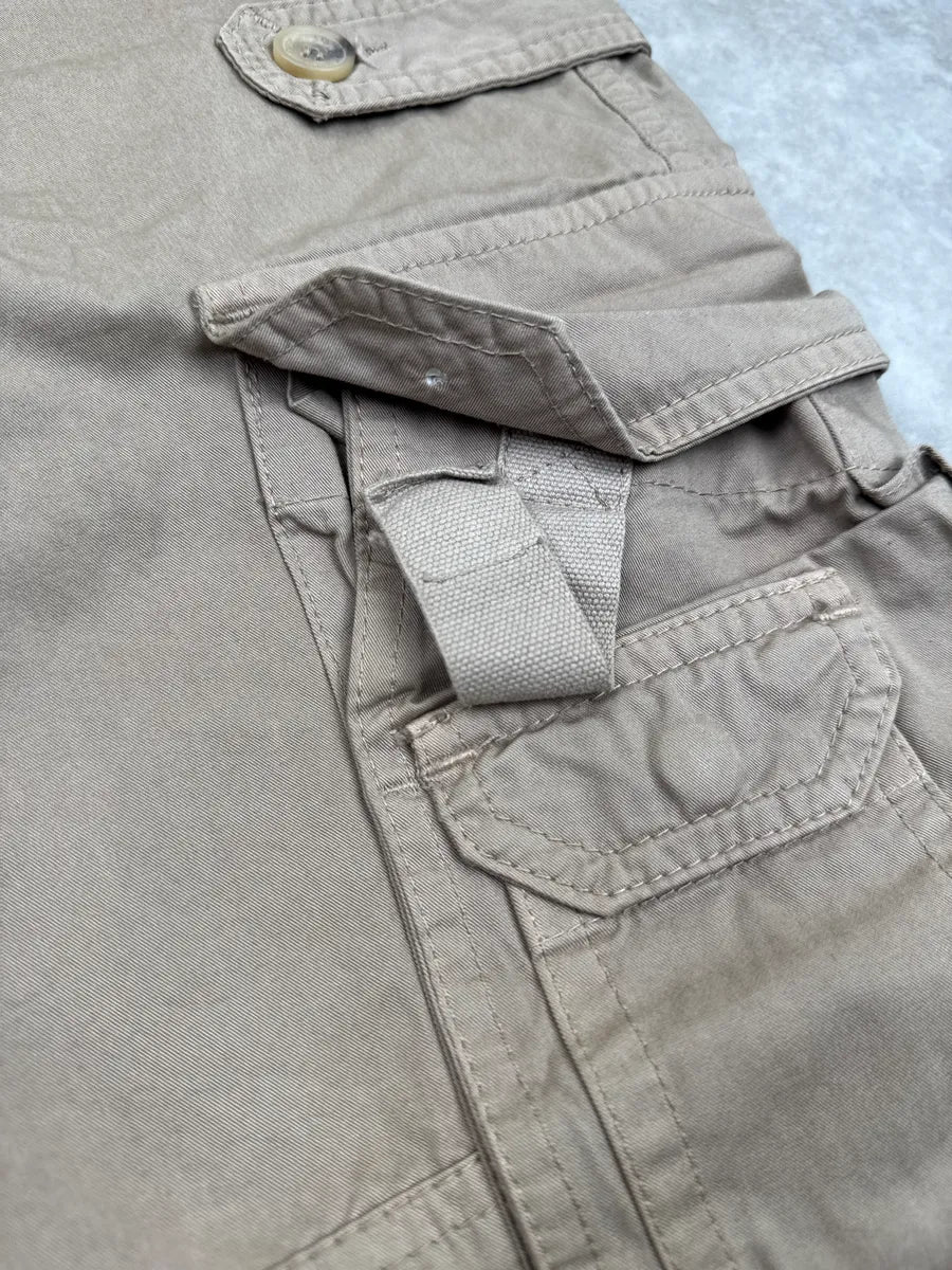 AW2004 Dolce & Gabbana Beige Multi-Pocket Utility Cargo Pants YqQXZctr 8