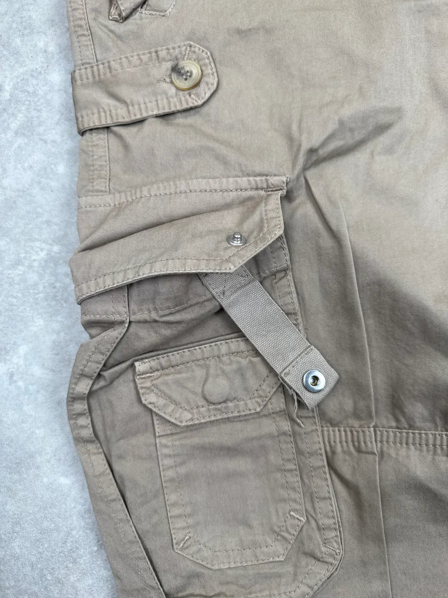 AW2004 Dolce & Gabbana Beige Multi-Pocket Utility Cargo Pants YqQXZctr 9