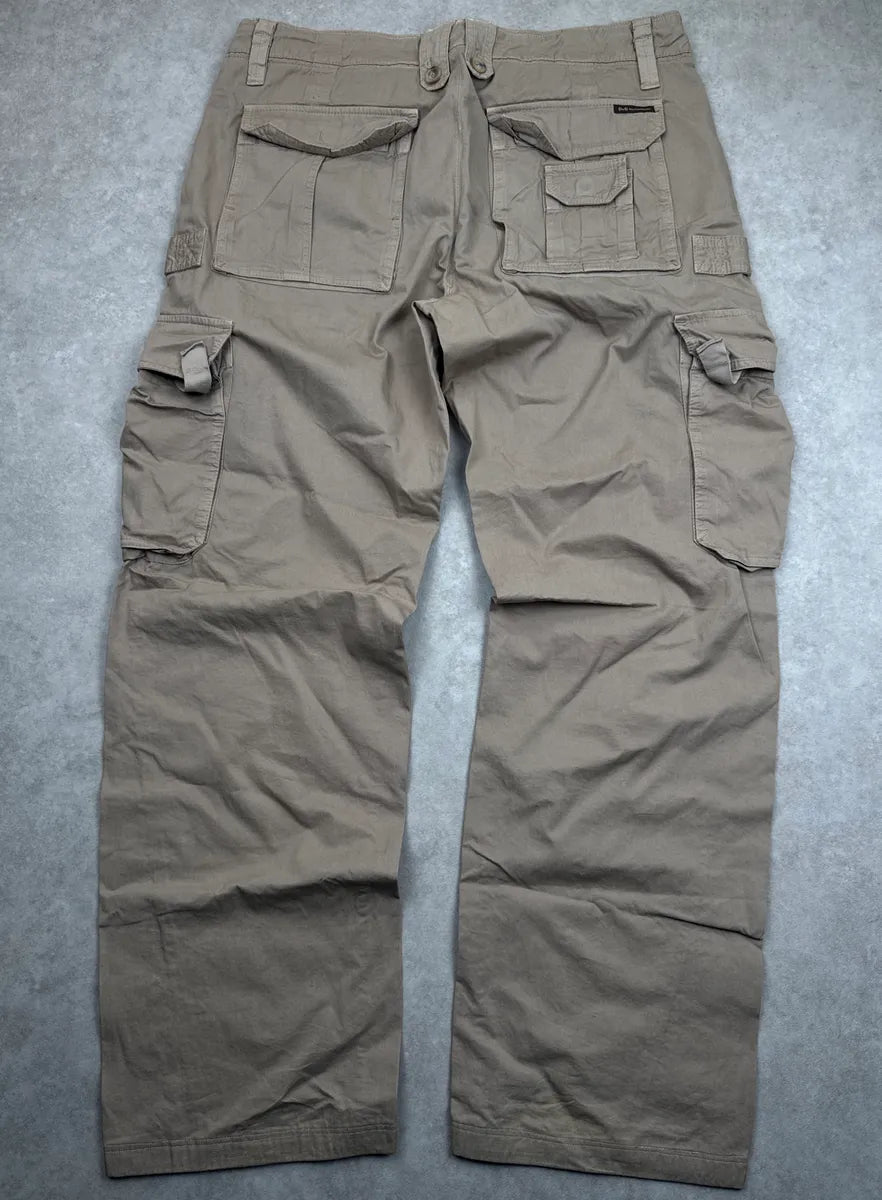 AW2004 Dolce & Gabbana Beige Multi-Pocket Utility Cargo Pants YqQXZctr 3