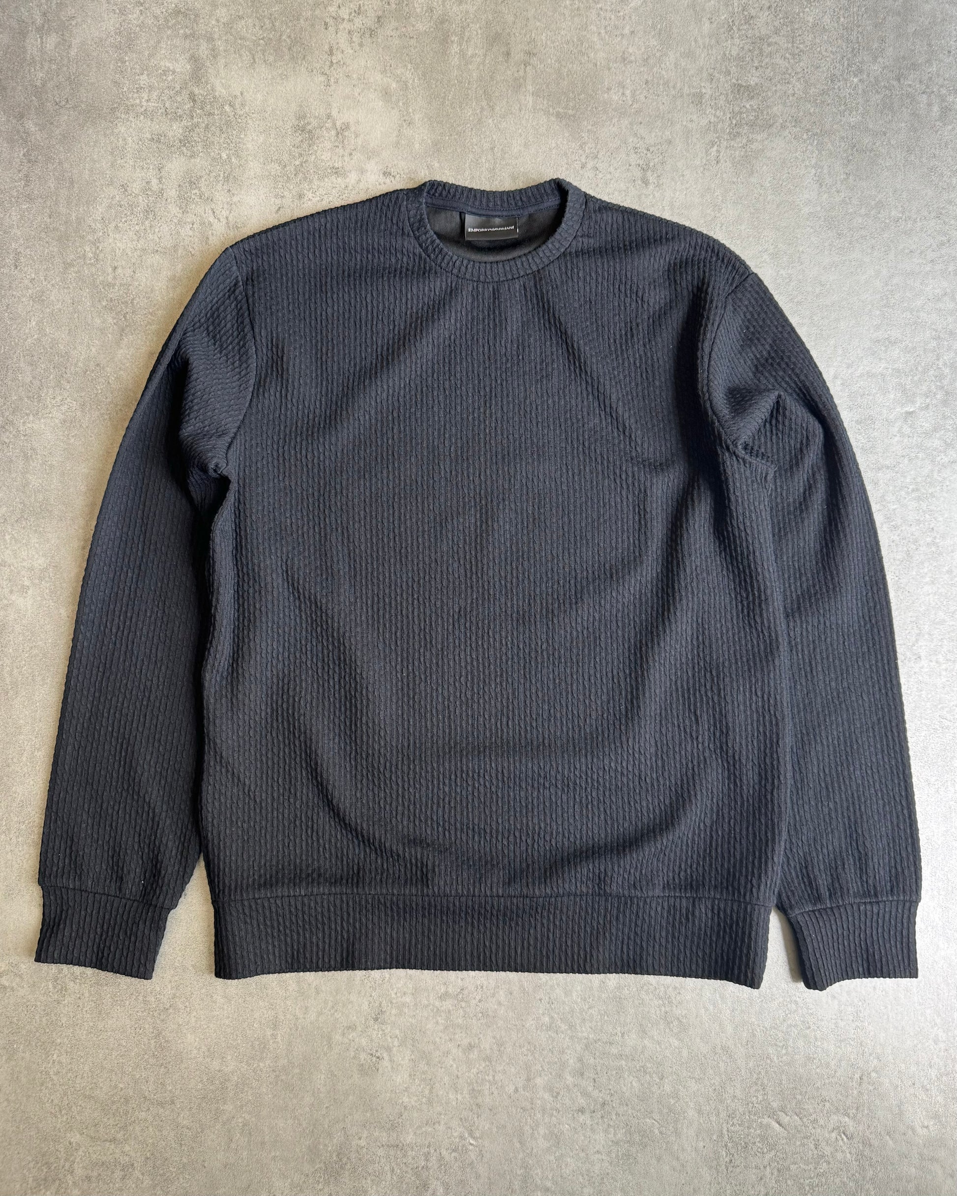 SS2020 Emporio Armani Navy Cozy Sweater (S) - 1