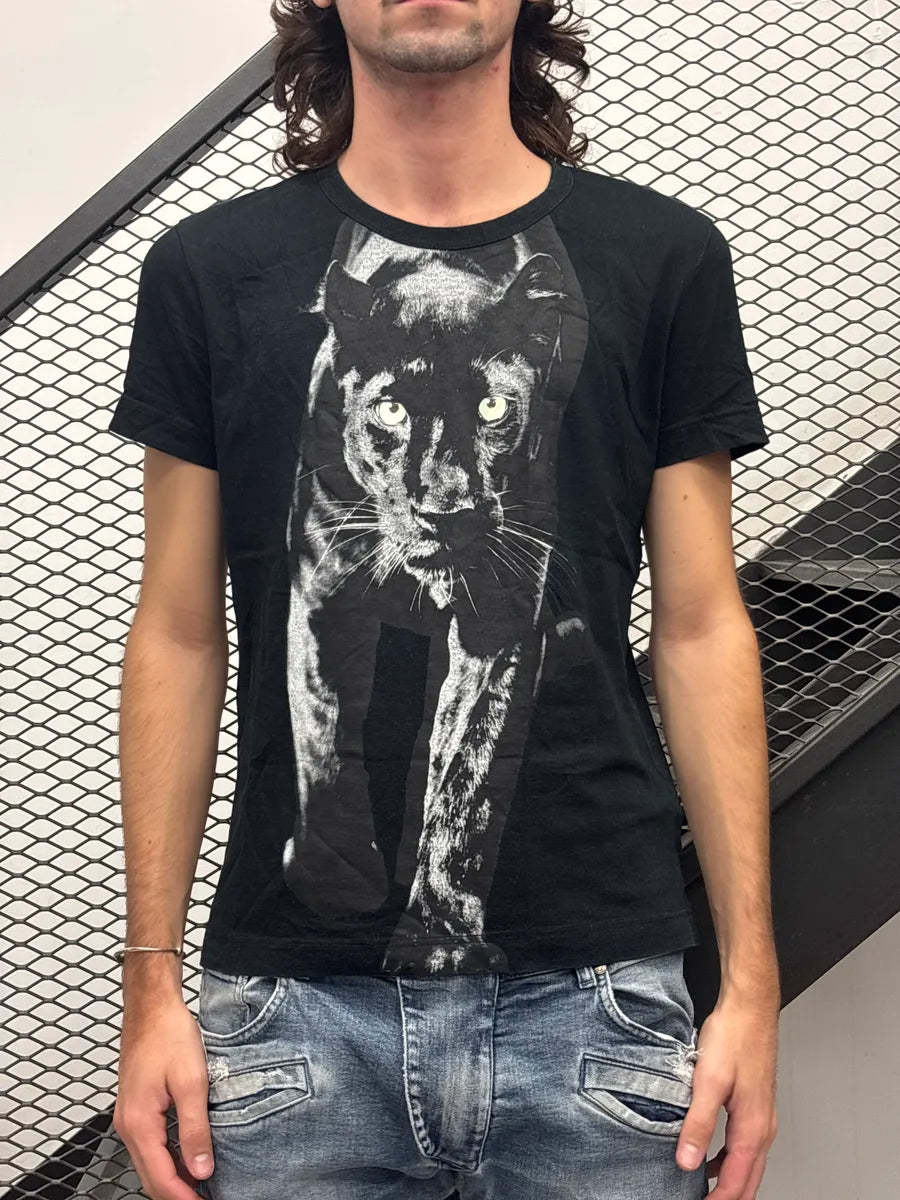 Dirk Bikkembergs Black Panther Graphic T-Shirt YsfjOjrN 1