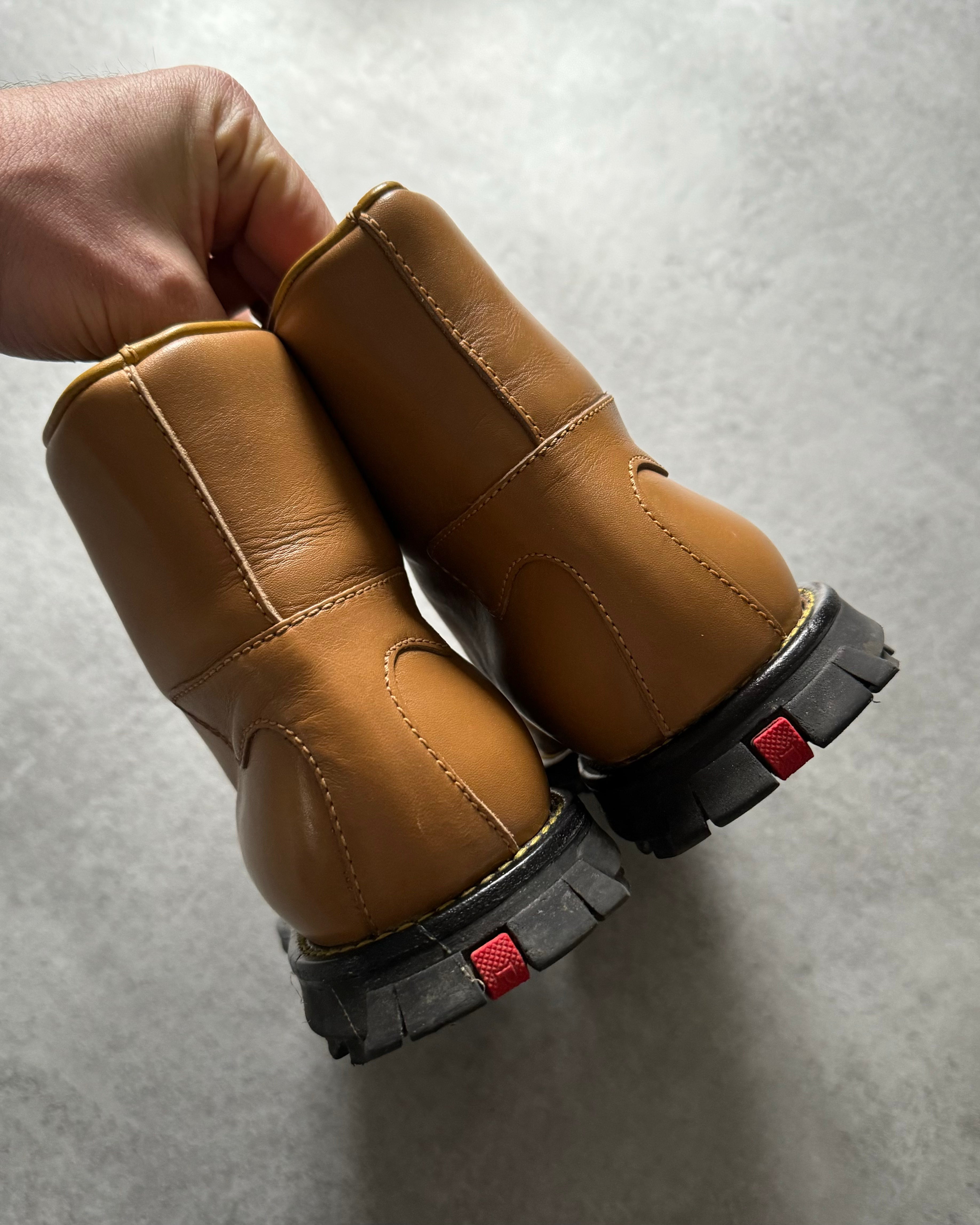 AW2001 Prada Hiking Mountain Leather Boots (42) - 6