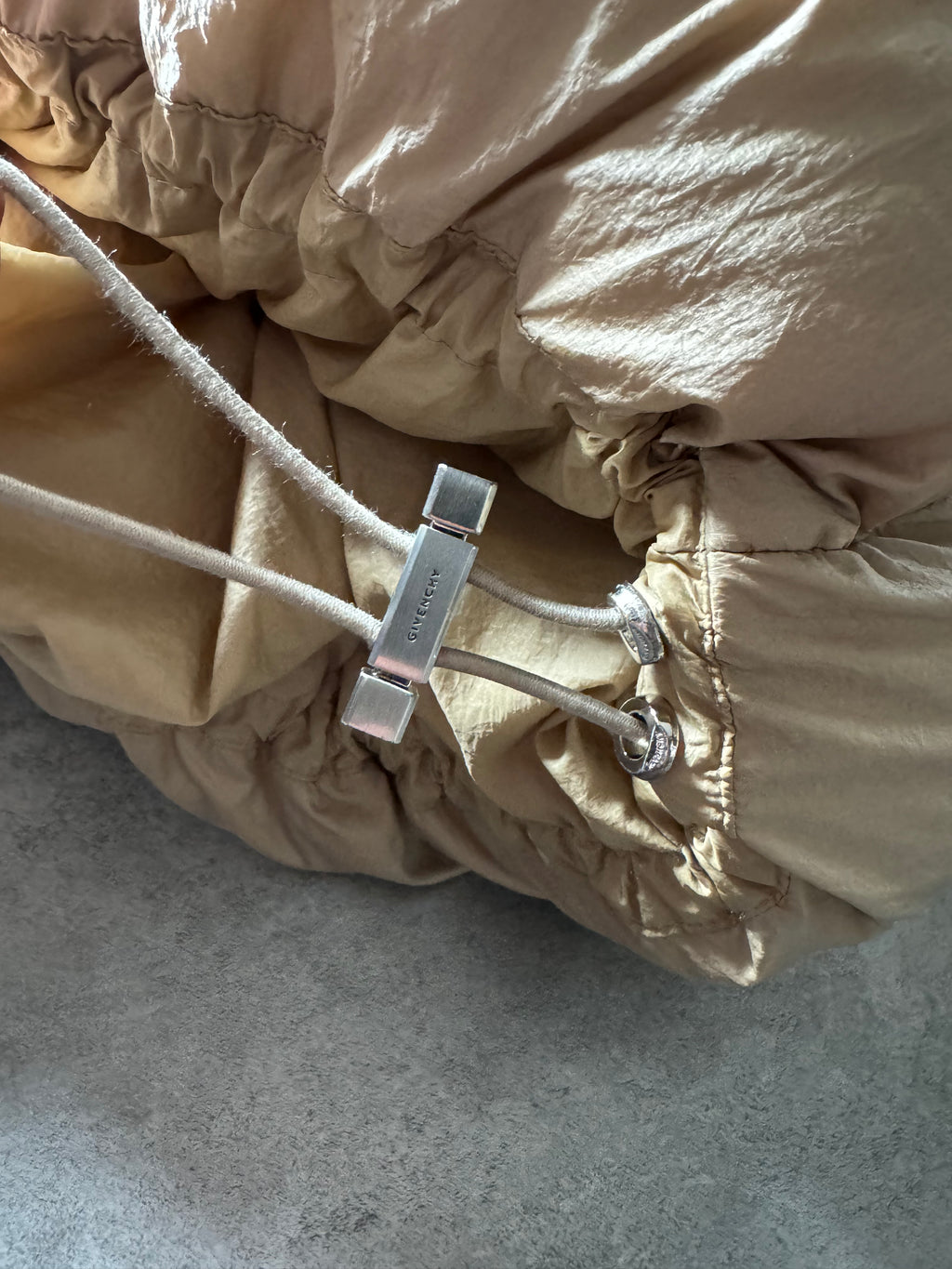 FW2021 Givenchy Ultra Puffer Bomber Beige Jacket By Matthew Williams (L) - 5