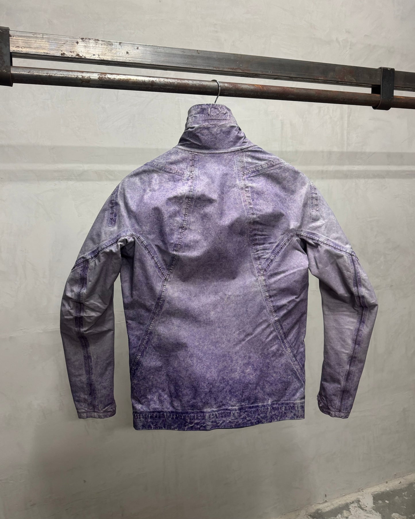 Isaac Sellam Versatil Reversible Purple Rain Avant Garde Leather Jacket (S/M) - 3