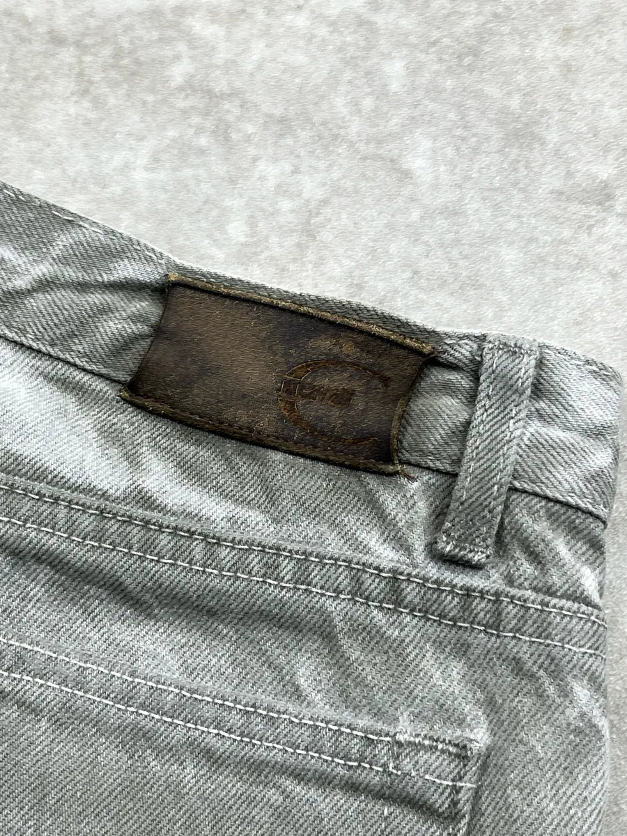 AW2003 Cavalli Grey Denim Washed Straight Leg Jeans YxgfRjeq 10